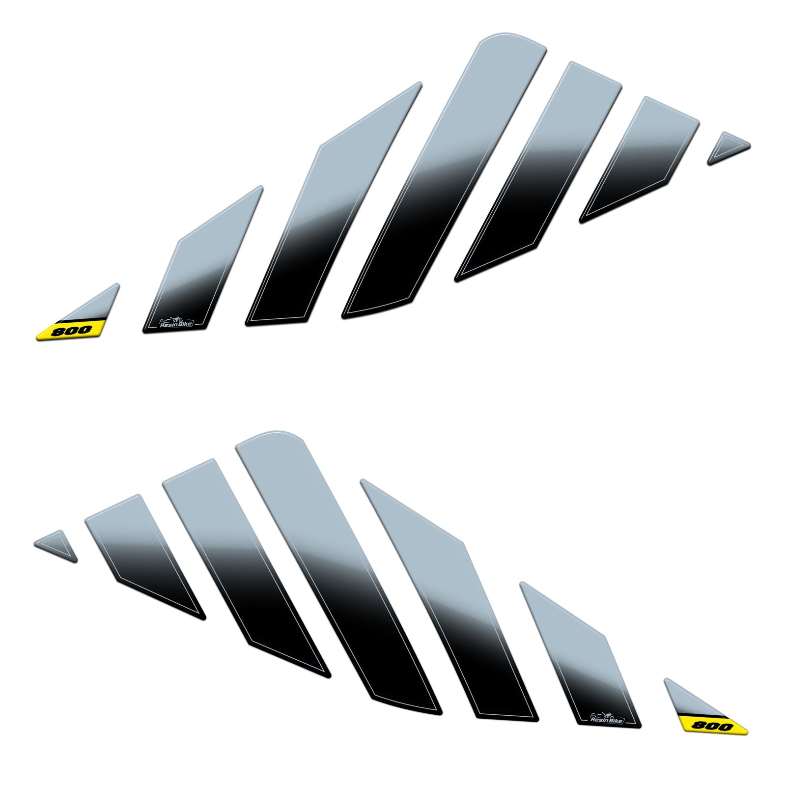 Resin Bike 3D Motorcycle Stickers - Tank Sides | Suzuki V-Strom 800DE 2023>2025 RB-1000671800007 - Pyramid Motorcycle Accessories