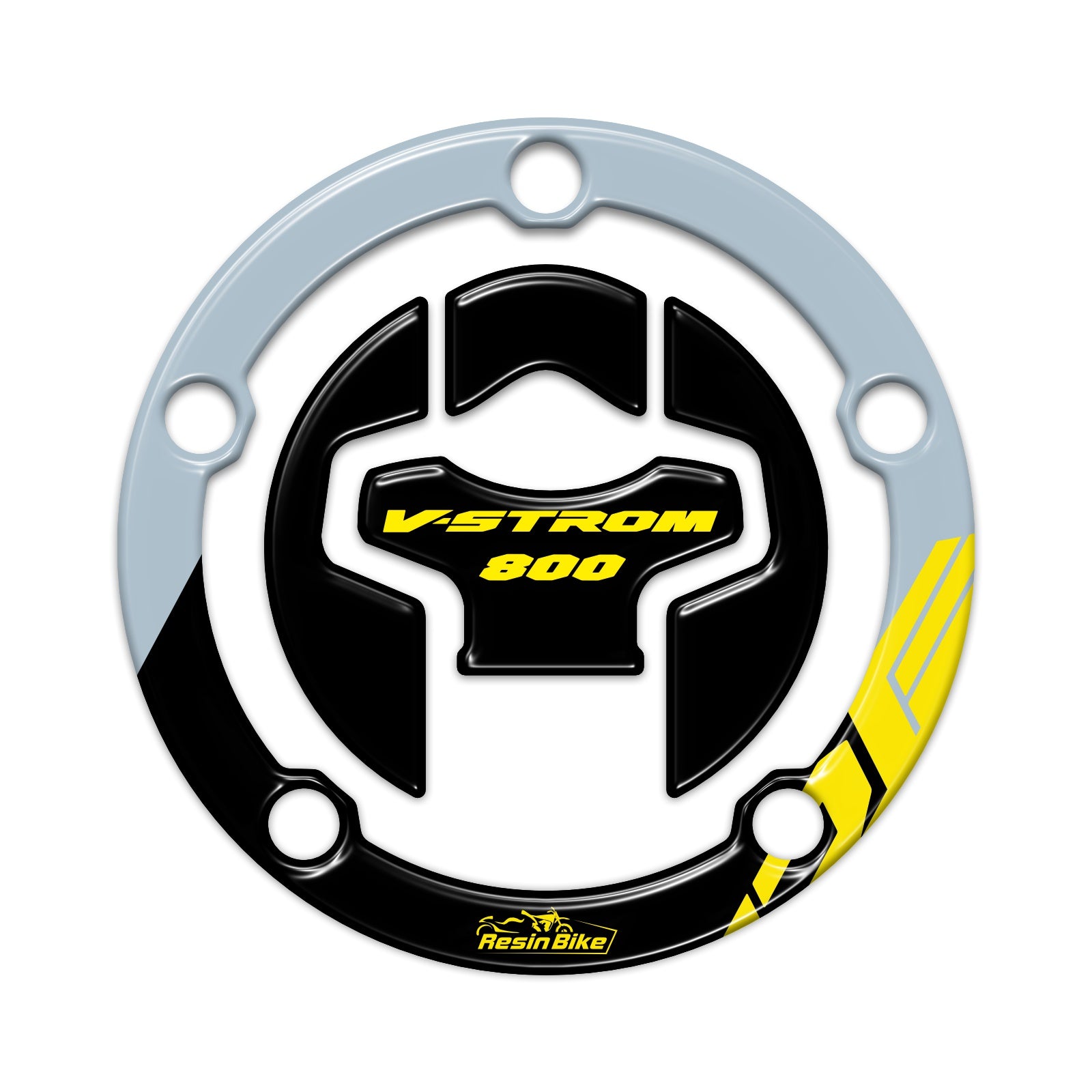 Resin Bike 3D Motorcycle Stickers - Fuel Cap | Suzuki V-Strom 800DE 2023>2025 RB-1000672000000 - Pyramid Motorcycle Accessories