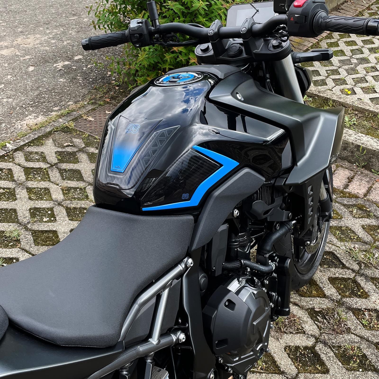 Resin Bike 3D Motorcycle Stickers - Tank Sides | Suzuki GSX-8S 2023>2026 - Pyramid Motorcycle Accessories
