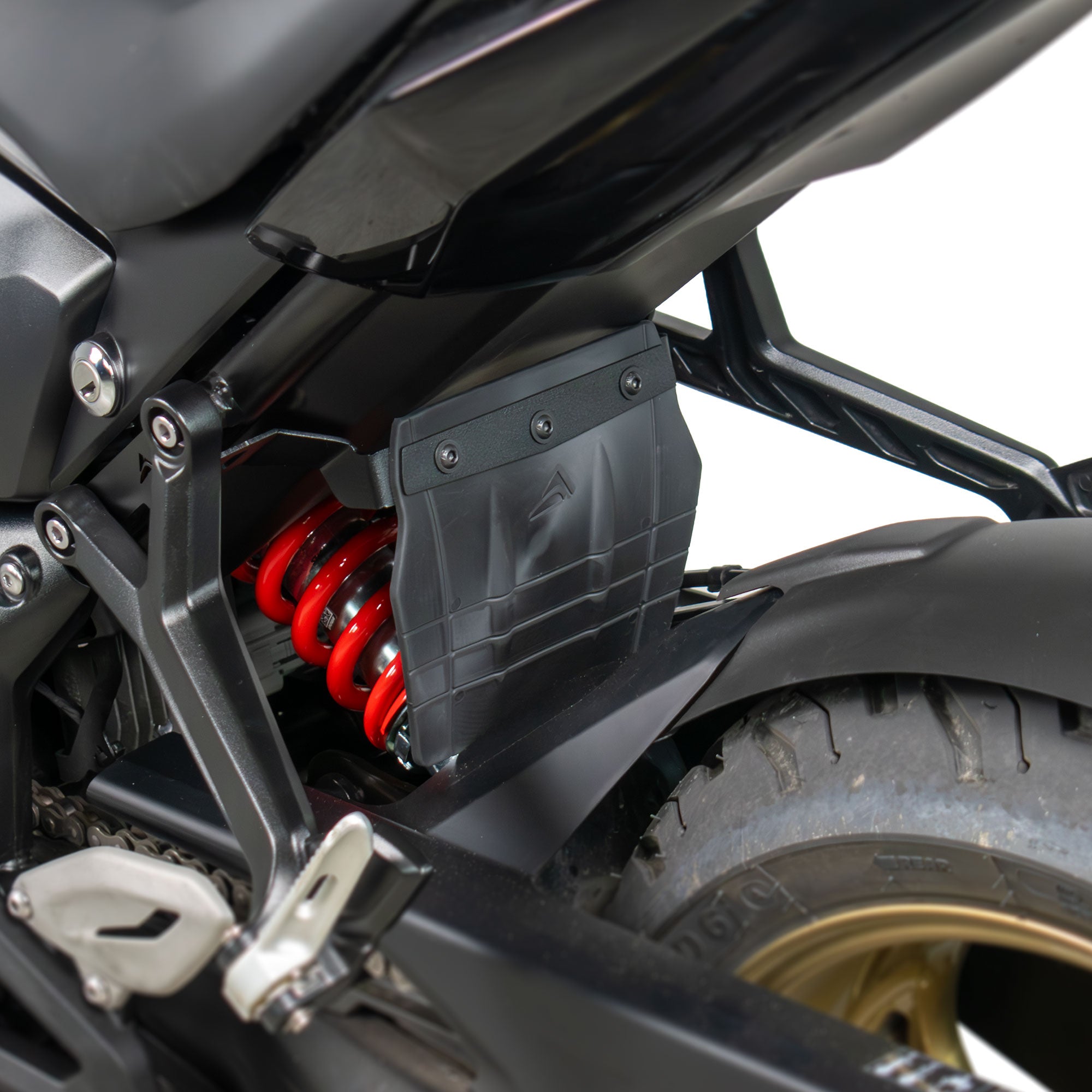 Pyramid Shock Shield | Black | Triumph Trident 800 2026>Current - Pyramid Motorcycle Accessories