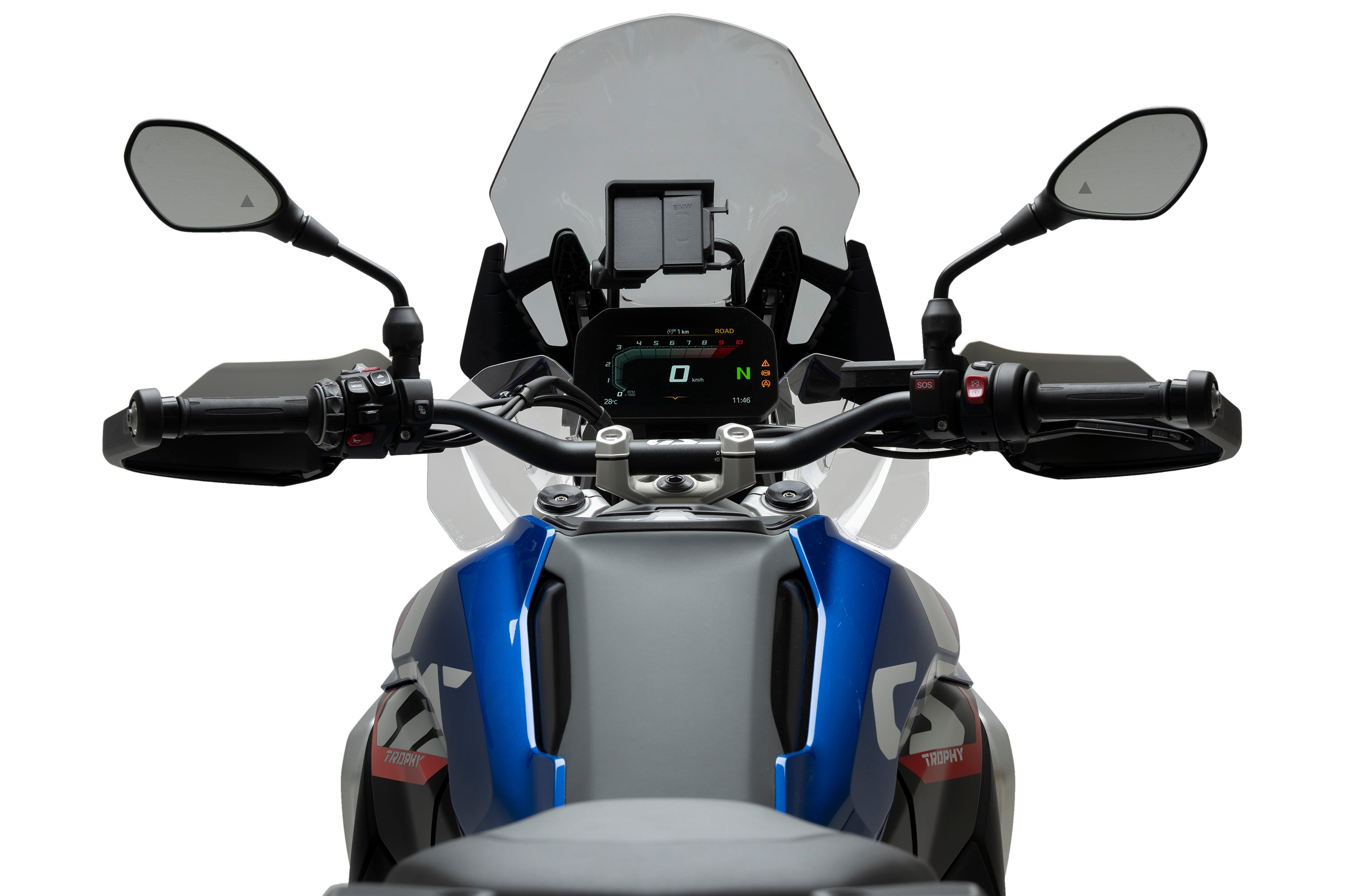 Puig Touring Screen 2 | Light Smoke | BMW R 1300 GS/GSA with Radar & Enduro Pack 2023>Current - Pyramid Motorcycle Accessories
