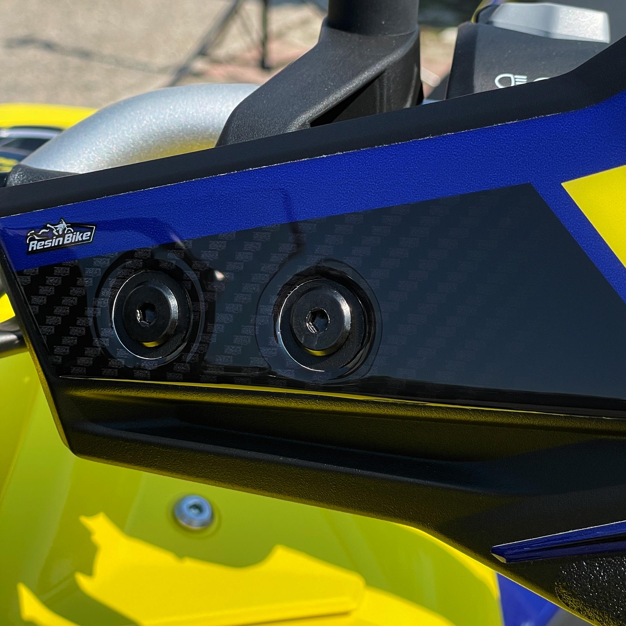Resin Bike 3D Motorcycle Stickers - Handguards | Suzuki V-Strom 800DE 2023>2026 RB-1000674300009 - Pyramid Motorcycle Accessories