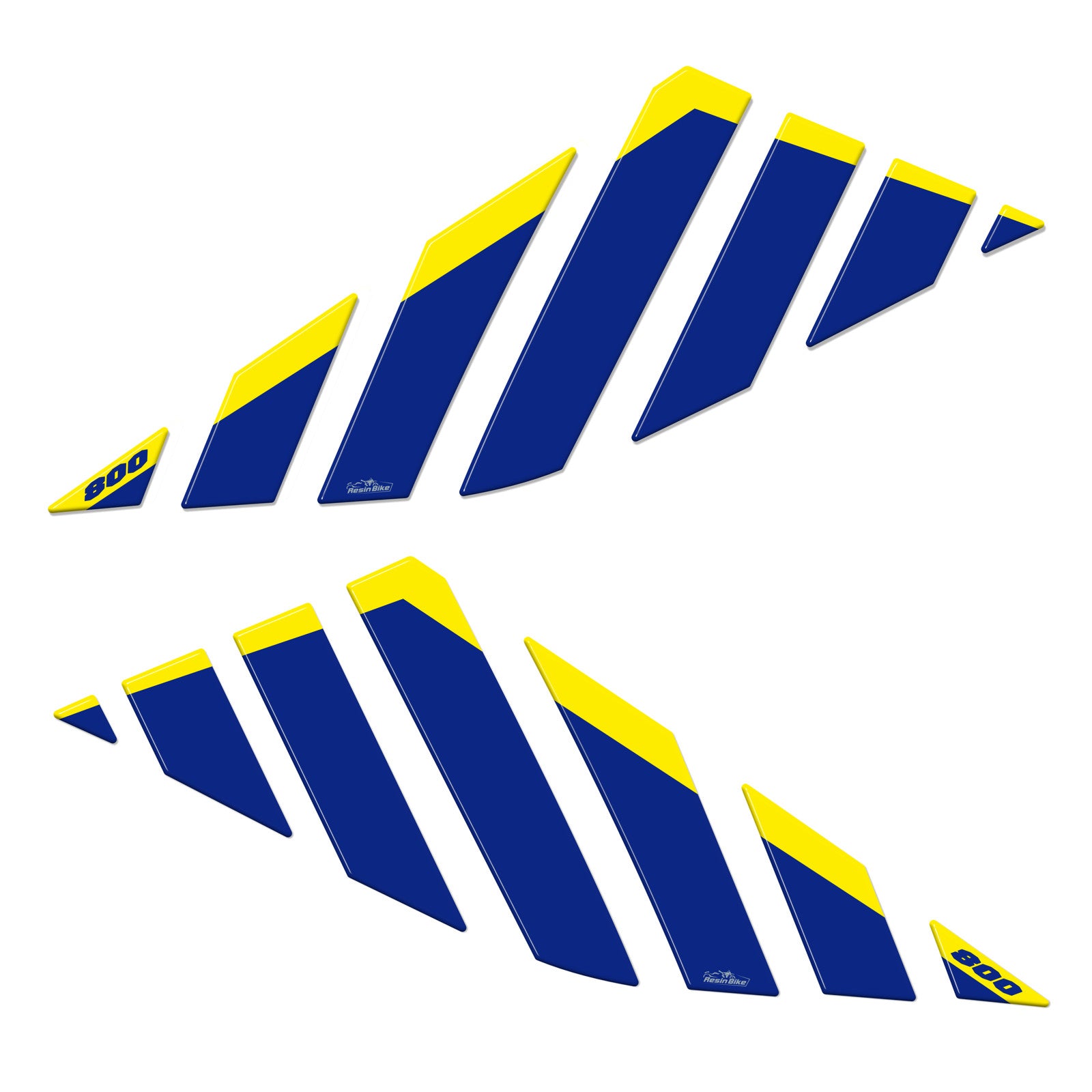Resin Bike 3D Motorcycle Stickers - Tank Sides | Suzuki V-Strom 800DE 2023>2026 - Pyramid Motorcycle Accessories