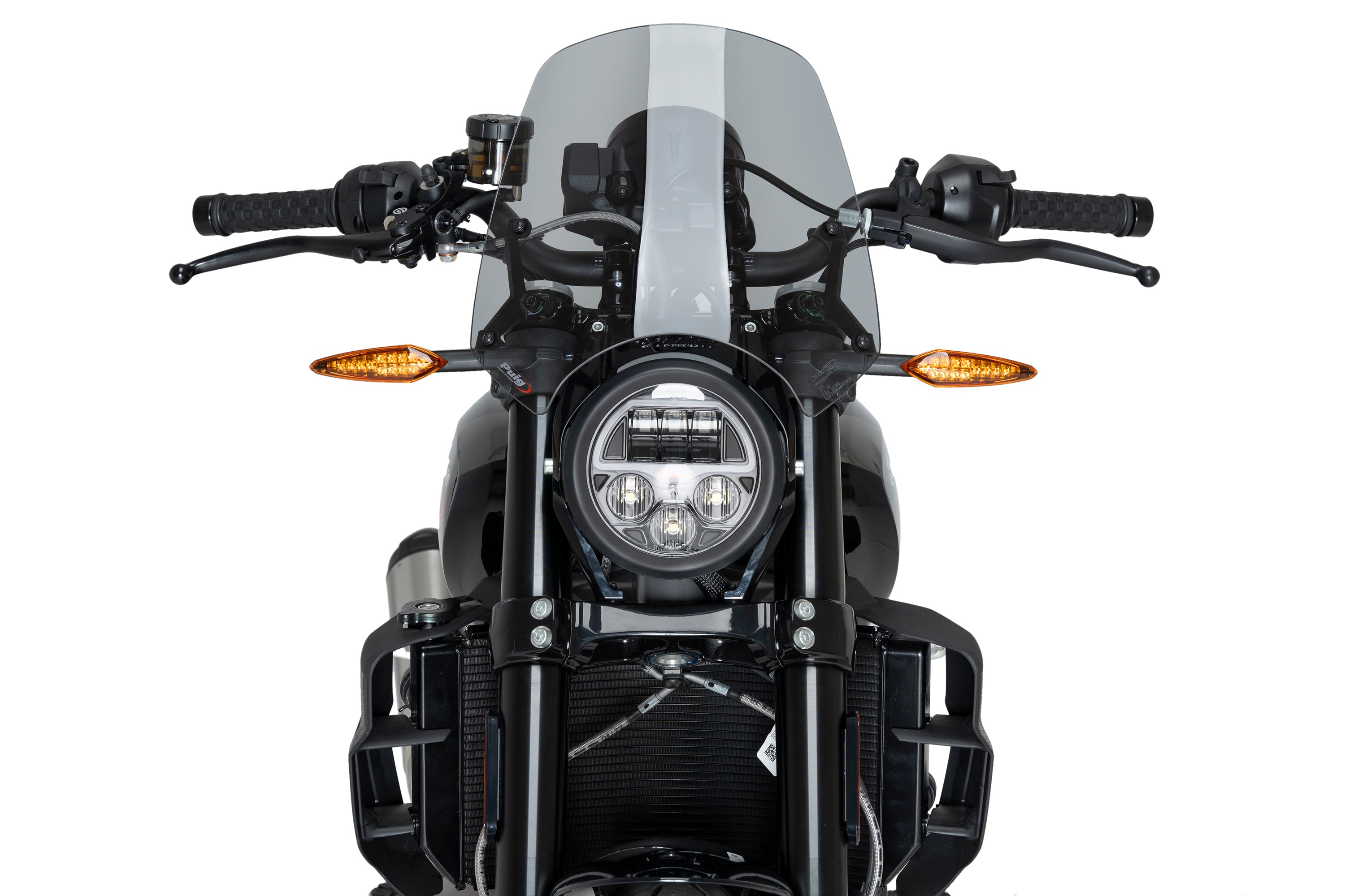 Puig Sport Screen | Light Smoke | Indian FTR 1200 2019>2025 - Pyramid Motorcycle Accessories