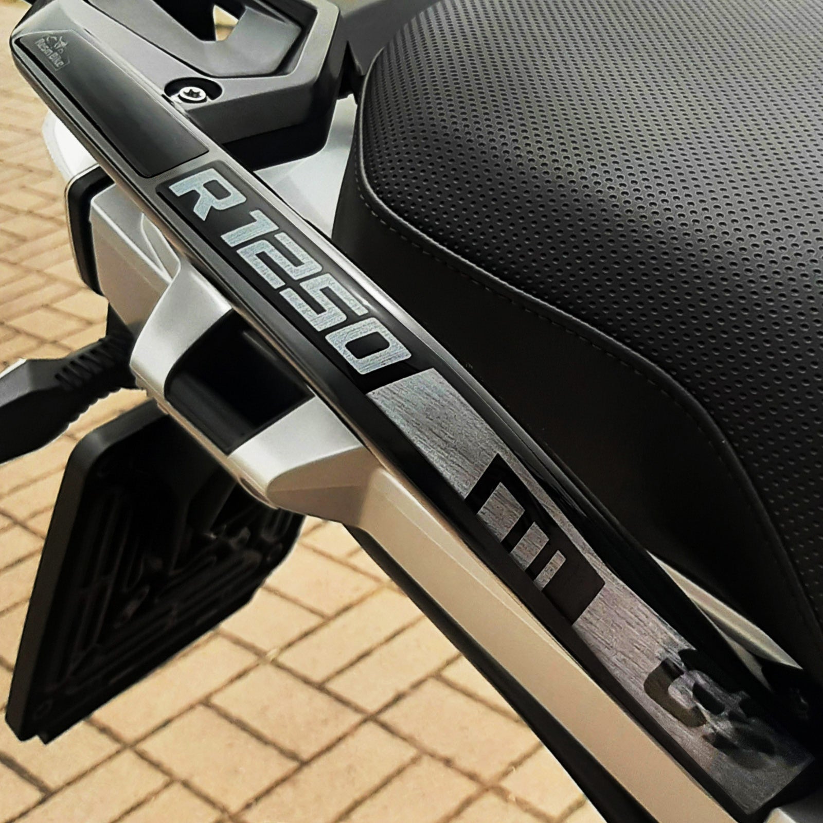 Resin Bike 3D Motorcycle Stickers - Passenger Handles | BMW R 1250 GS 2021>2024 - Pyramid Motorcycle Accessories