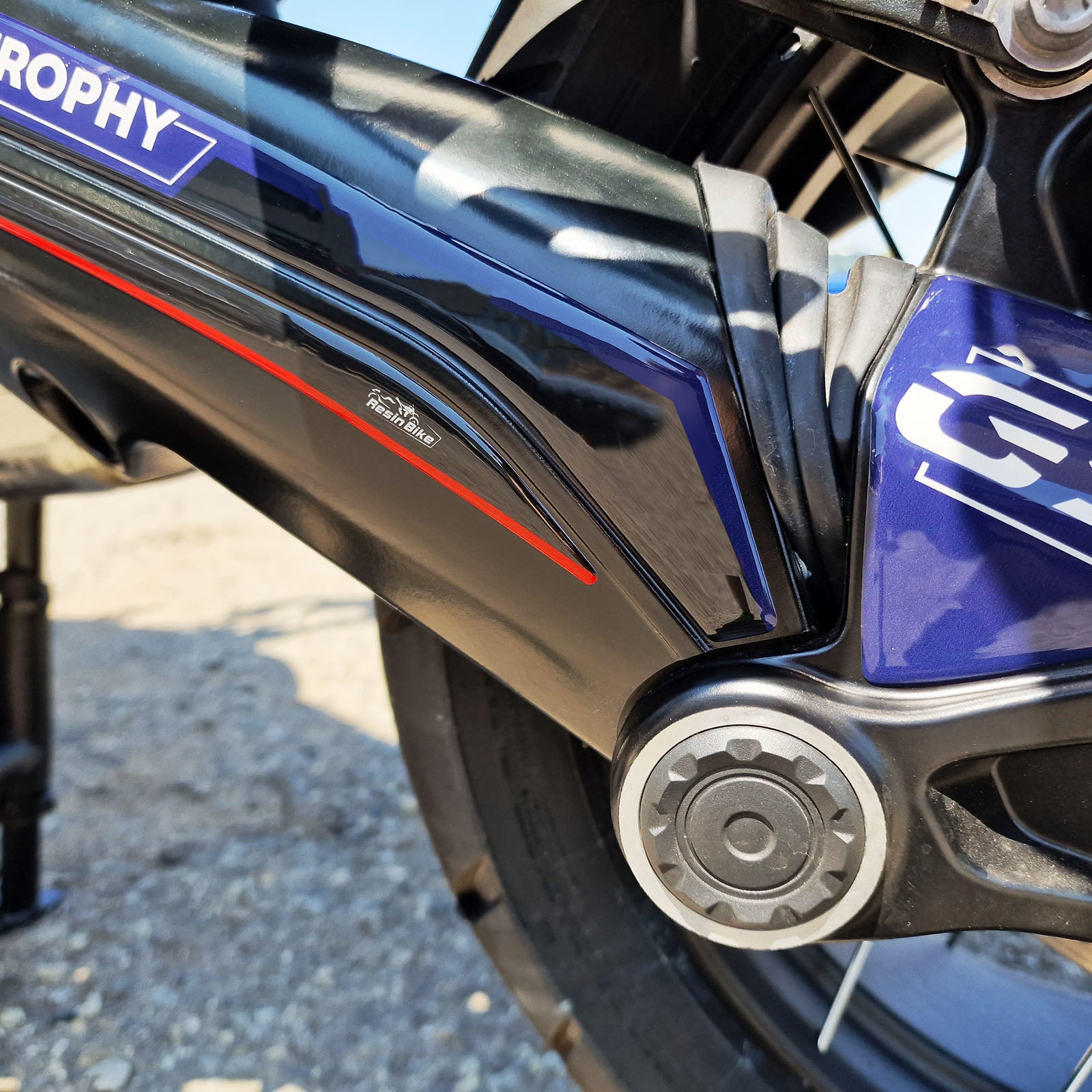 Resin Bike 3D Motorcycle Stickers - Forks | BMW R 1250 GS/GSA 2021>2024 - Pyramid Motorcycle Accessories