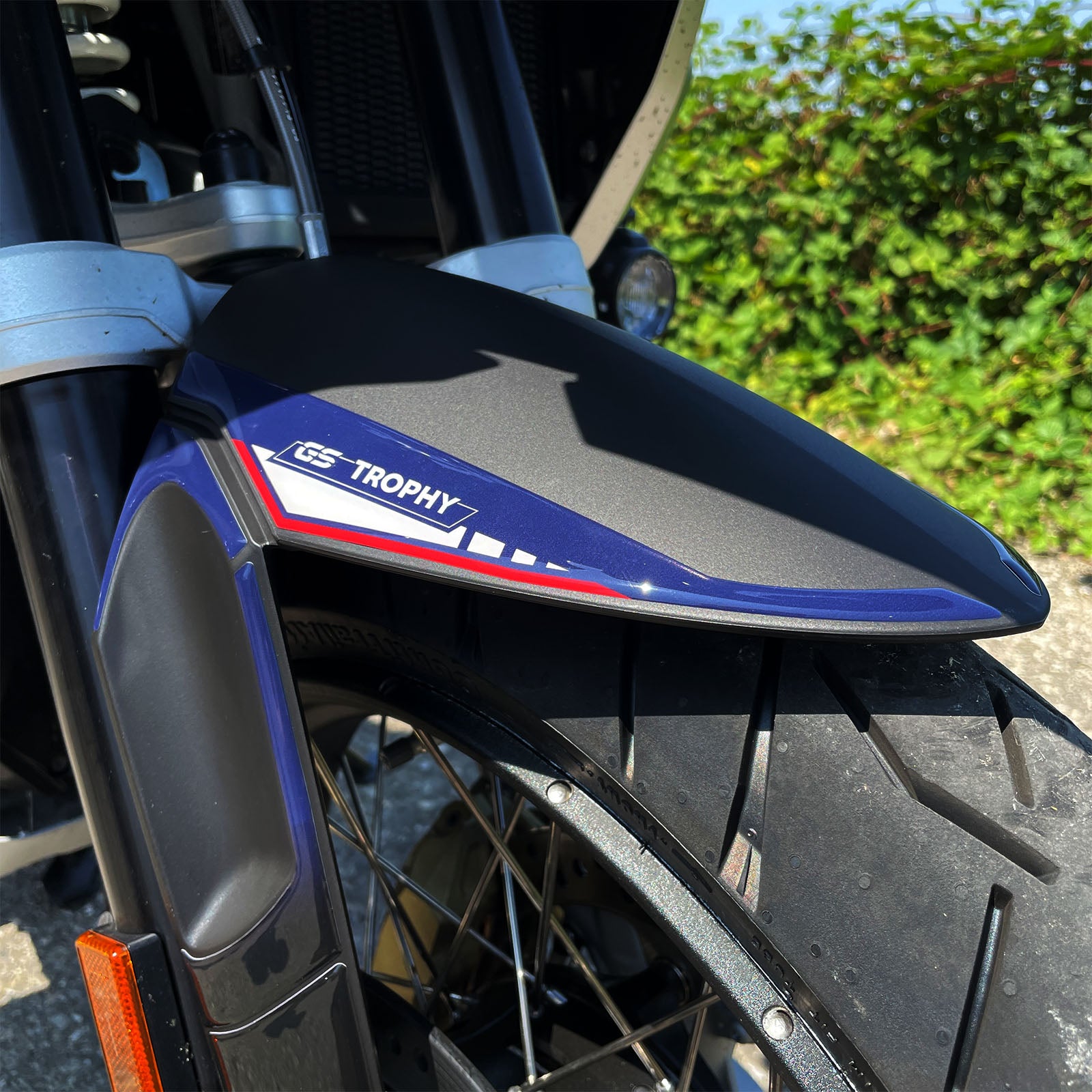 Resin Bike 3D Motorcycle Stickers - Front Fender | BMW R 1250 GS/GSA 2021>2024 - Pyramid Motorcycle Accessories