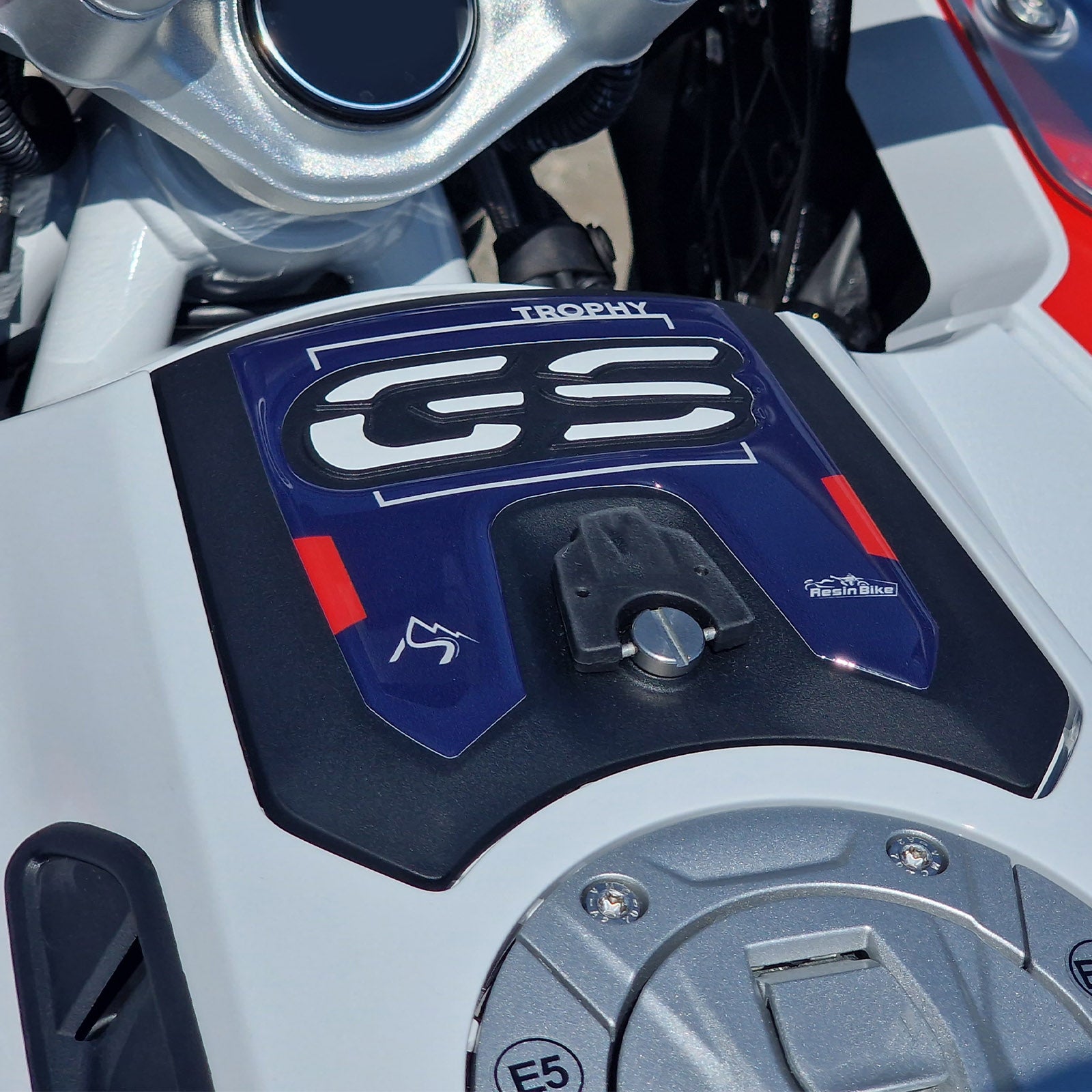 Resin Bike 3D Motorcycle Stickers - Tank Storage Box | BMW R 1250 GS Adventure 2021>2024 - Pyramid Motorcycle Accessories