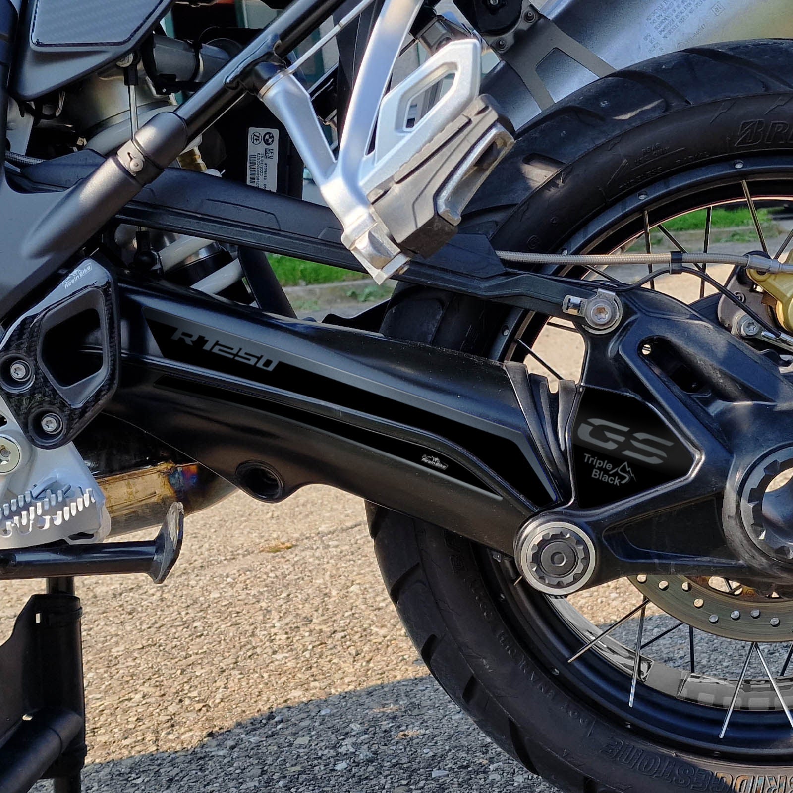 Resin Bike 3D Motorcycle Stickers - Forks | BMW R 1250 GS/GSA 2021>2024 - Pyramid Motorcycle Accessories