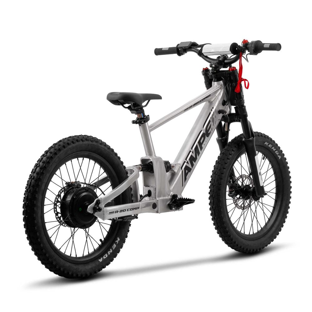 Amped A20 Comp Kids Electric Bike - Silver - Pyramid Motorcycle Accessories