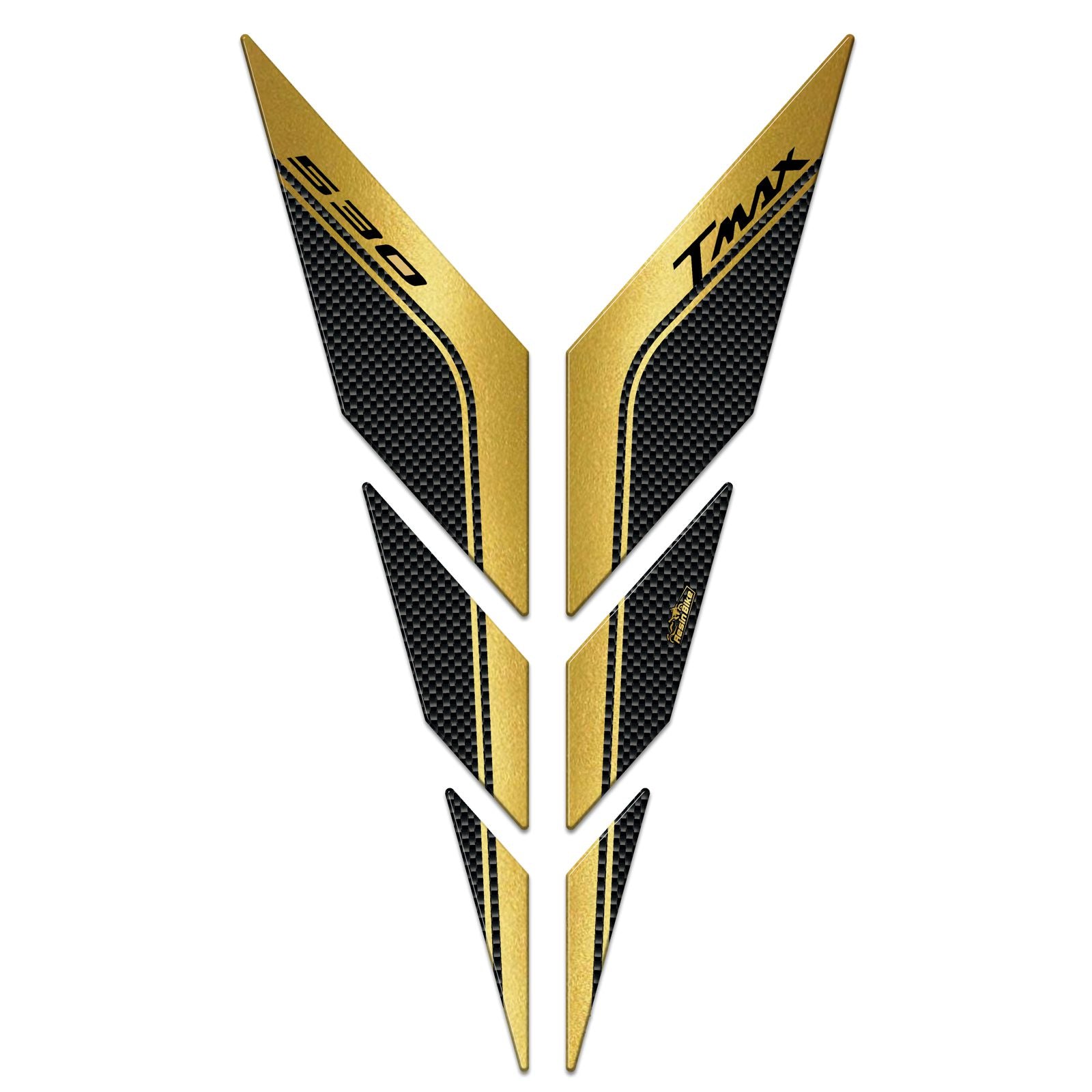 Resin Bike 3D Motorcycle Stickers - Frontal Area | Yamaha TMAX 530 2012>2016 - Pyramid Motorcycle Accessories