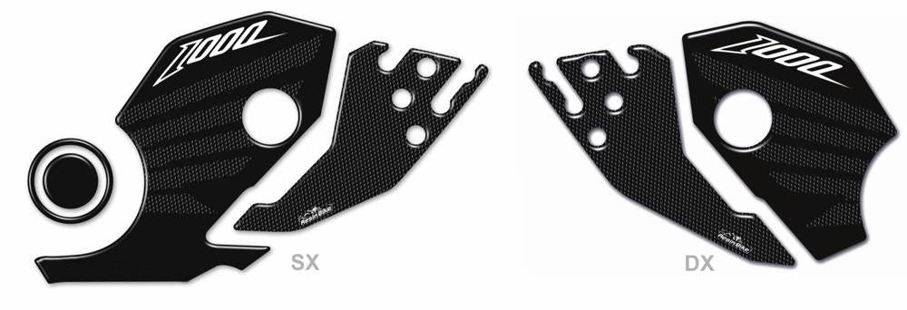 Resin Bike 3D Motorcycle Stickers - Heel Pads | Honda CRF 1000 L Africa Twin 2016>2020 RB-B0C19525 - Pyramid Motorcycle Accessories