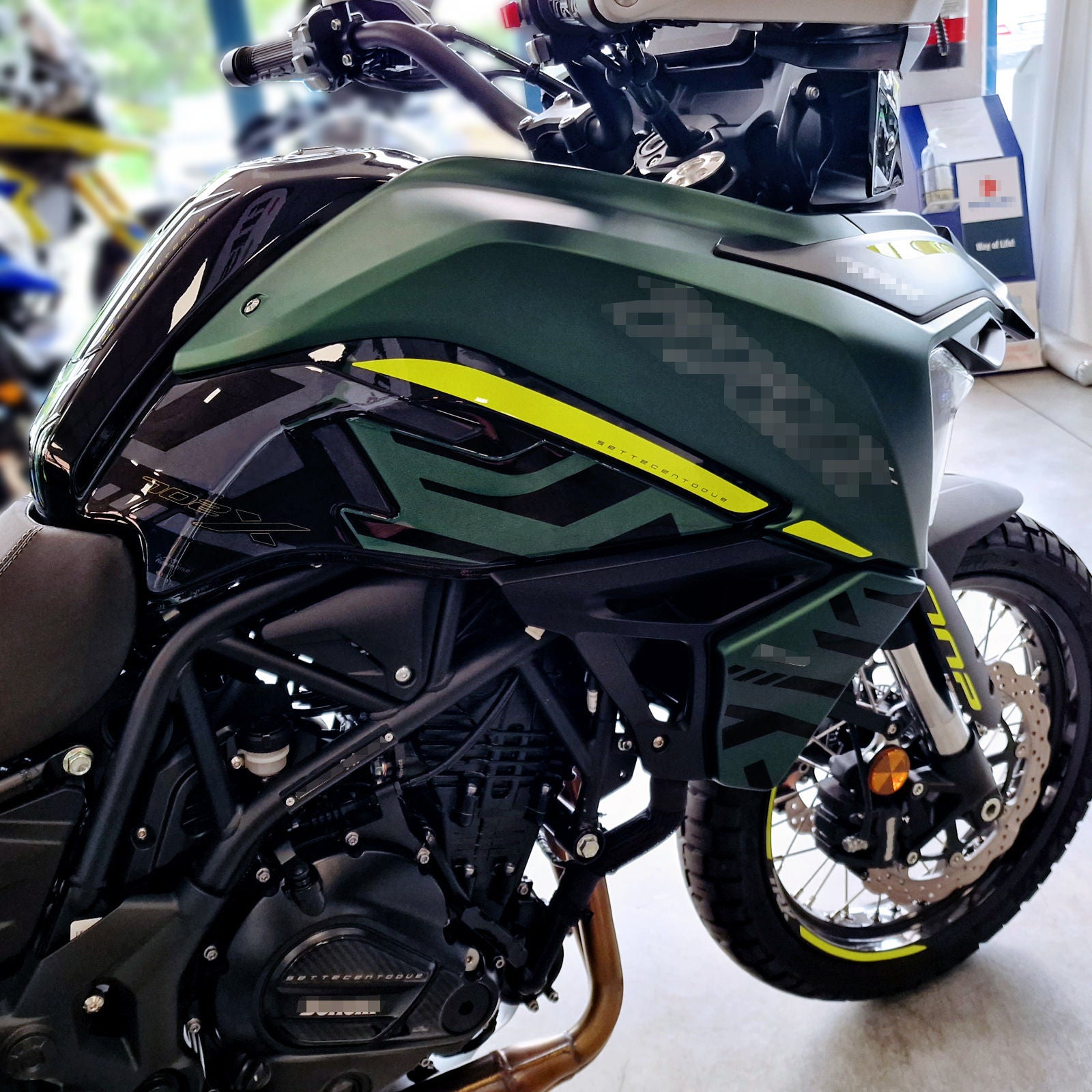 Resin Bike 3D Motorcycle Stickers - Tank Sides | Benelli TRK 702 X 2023>2026 RB-1000678900007 - Pyramid Motorcycle Accessories