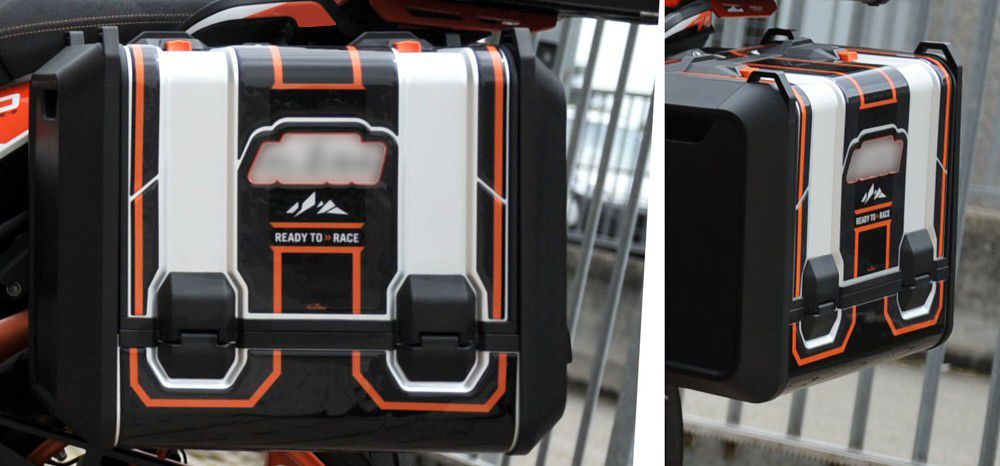 Resin Bike 3D Motorcycle Stickers - Panniers | KTM 1050 Adventure RB-B83205A2 - Pyramid Motorcycle Accessories