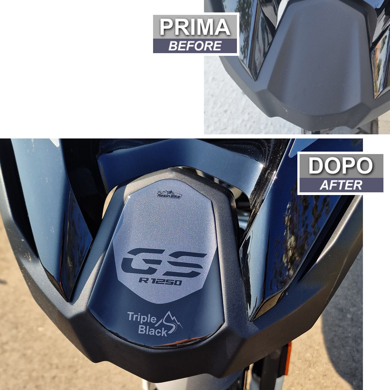 Resin Bike 3D Motorcycle Stickers - Beak | BMW R 1250 GS Adventure 2021>2024 - Pyramid Motorcycle Accessories