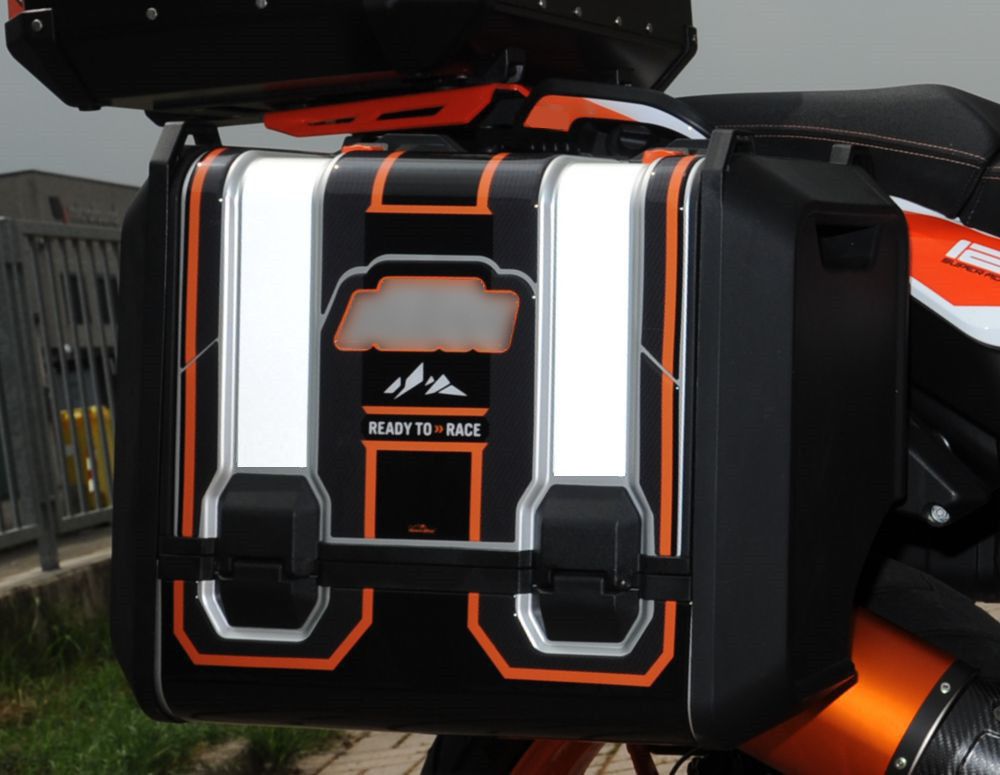 Resin Bike 3D Motorcycle Stickers - Panniers | KTM Super Duke RB-B7897Z53 - Pyramid Motorcycle Accessories