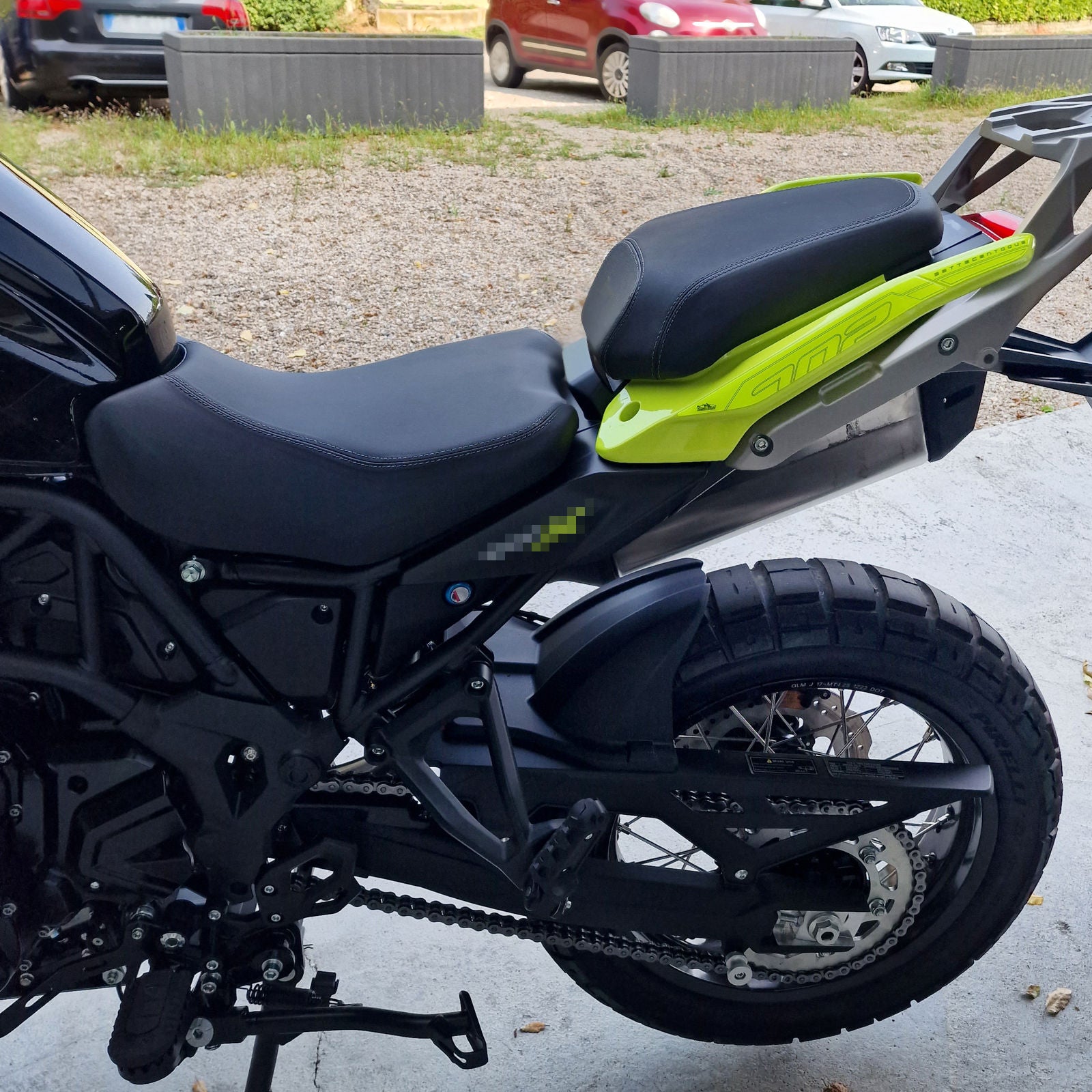 Resin Bike 3D Motorcycle Stickers - Passenger Handles | Benelli TRK 702 / 702 X 2023>2026 RB-1000678600006 - Pyramid Motorcycle Accessories