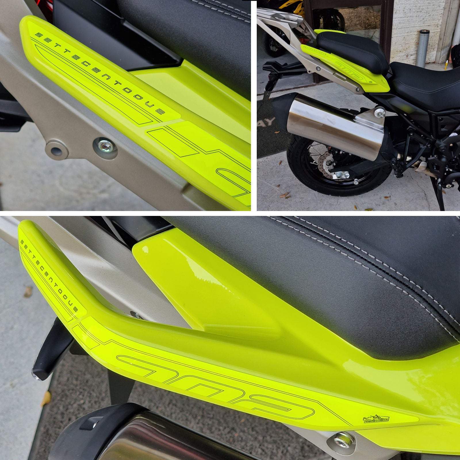 Resin Bike 3D Motorcycle Stickers - Passenger Handles | Benelli TRK 702 / 702 X 2023>2026 RB-1000678600006 - Pyramid Motorcycle Accessories