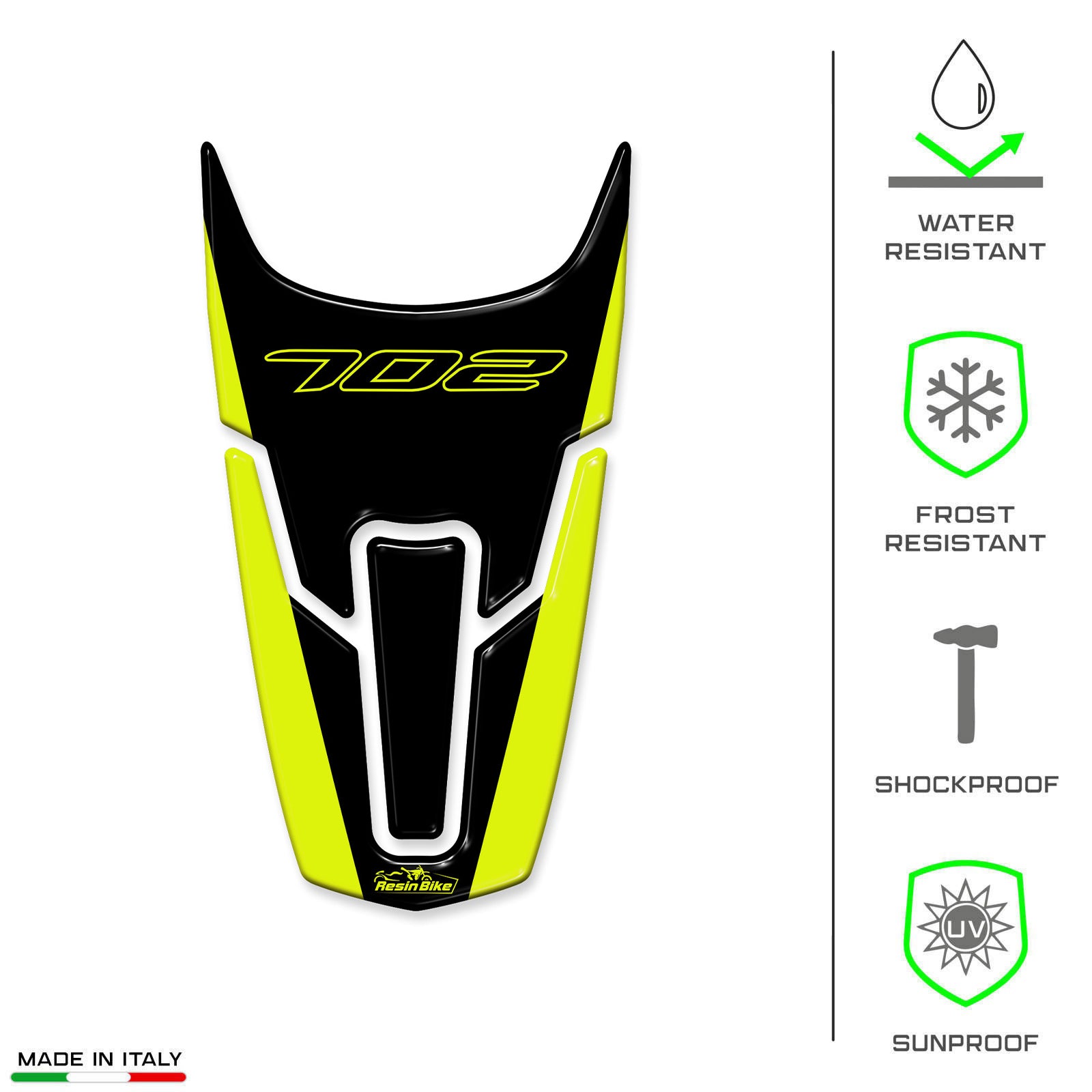 Resin Bike 3D Motorcycle Stickers - Beak | Benelli TRK 702 / 702 X 2023>2026 RB-1000679600005 - Pyramid Motorcycle Accessories