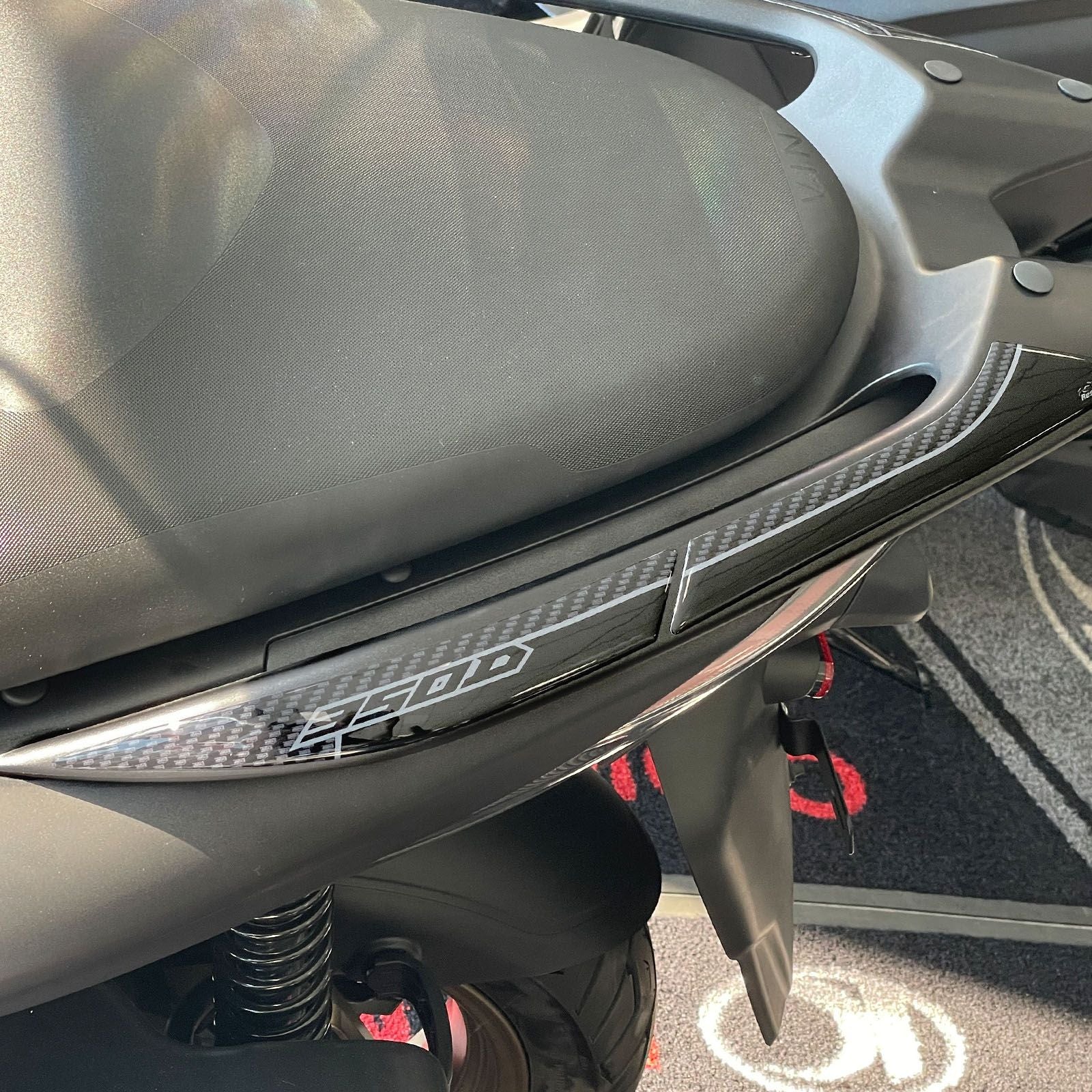 Resin Bike 3D Motorcycle Stickers - Passenger Handles | Zontes ZT350D 2023>Current - Pyramid Motorcycle Accessories