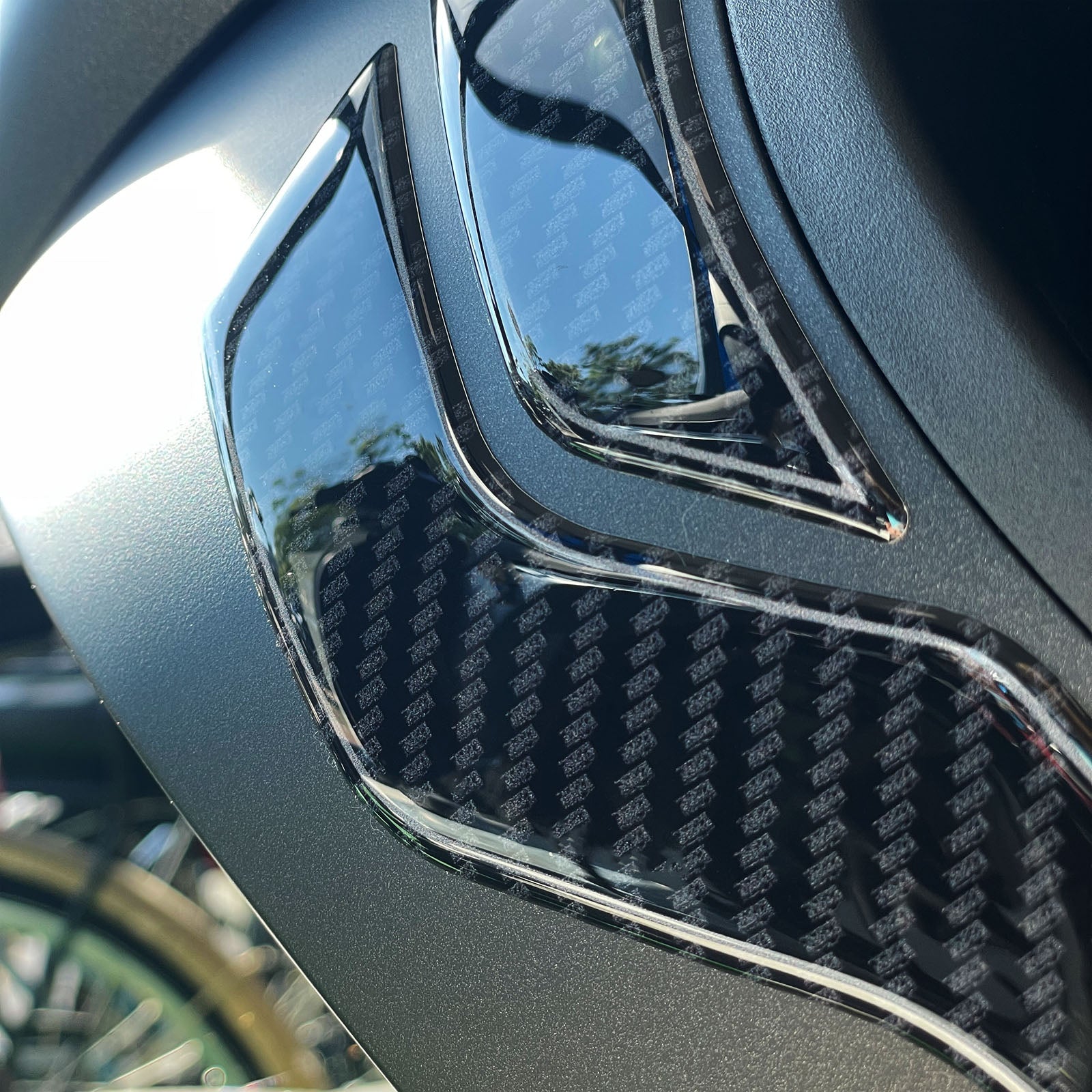 Resin Bike 3D Motorcycle Stickers - Side Panels | Zontes 350D 2023>Current - Pyramid Motorcycle Accessories