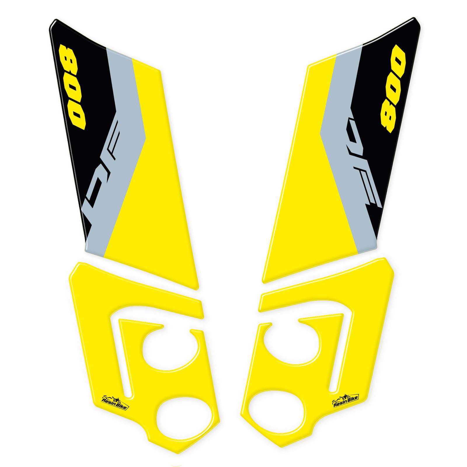 Resin Bike 3D Motorcycle Stickers - Side Panels | Suzuki V-Strom 800DE 2023>2025 - Pyramid Motorcycle Accessories
