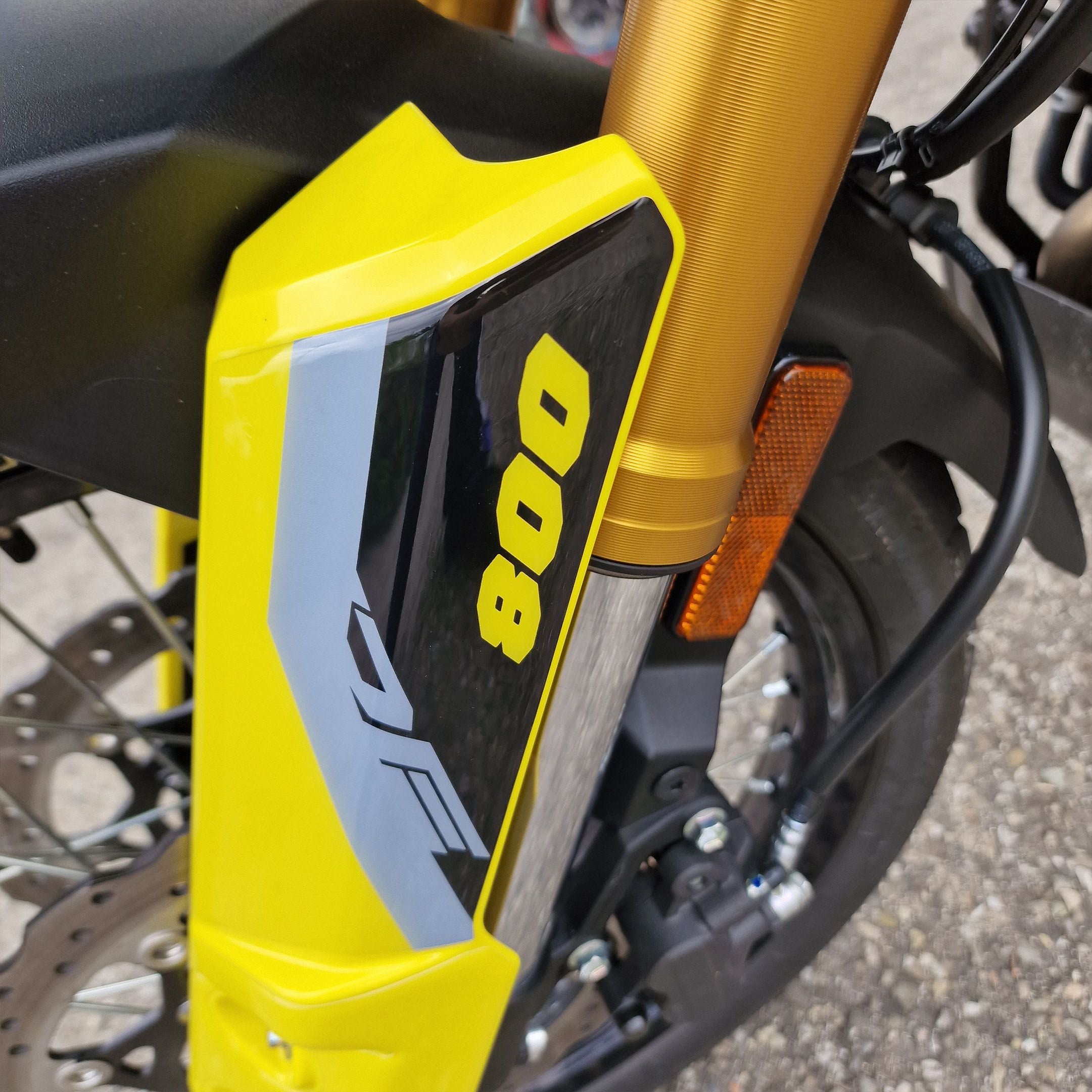 Resin Bike 3D Motorcycle Stickers - Side Panels | Suzuki V-Strom 800DE 2023>2025 - Pyramid Motorcycle Accessories