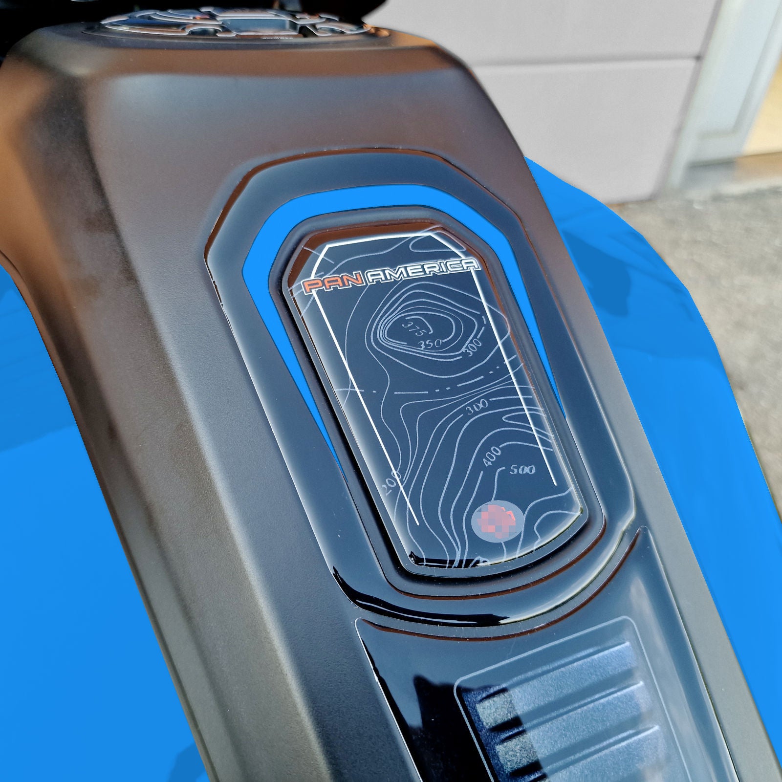 Resin Bike 3D Motorcycle Stickers - Tank Pad | Harley Davidson Pan America 1250 2020>2026 RB-1000682100004 - Pyramid Motorcycle Accessories
