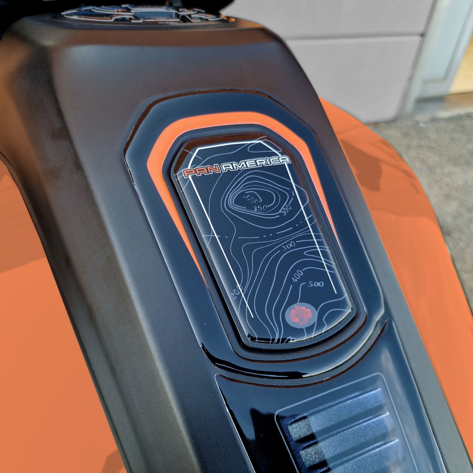 Resin Bike 3D Motorcycle Stickers - Tank Kit | Harley Davidson Pan America 1250 2020>2026 - Pyramid Motorcycle Accessories