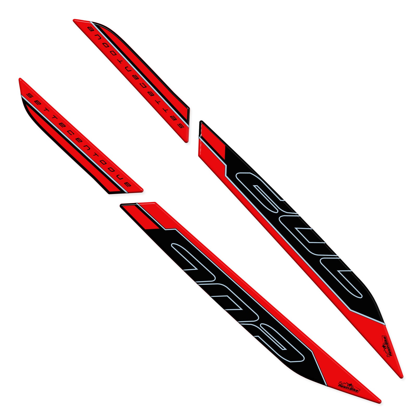 Resin Bike 3D Motorcycle Stickers - Passenger Handles | Benelli TRK 702 / 702 X 2023>2026 RB-1000682700006 - Pyramid Motorcycle Accessories