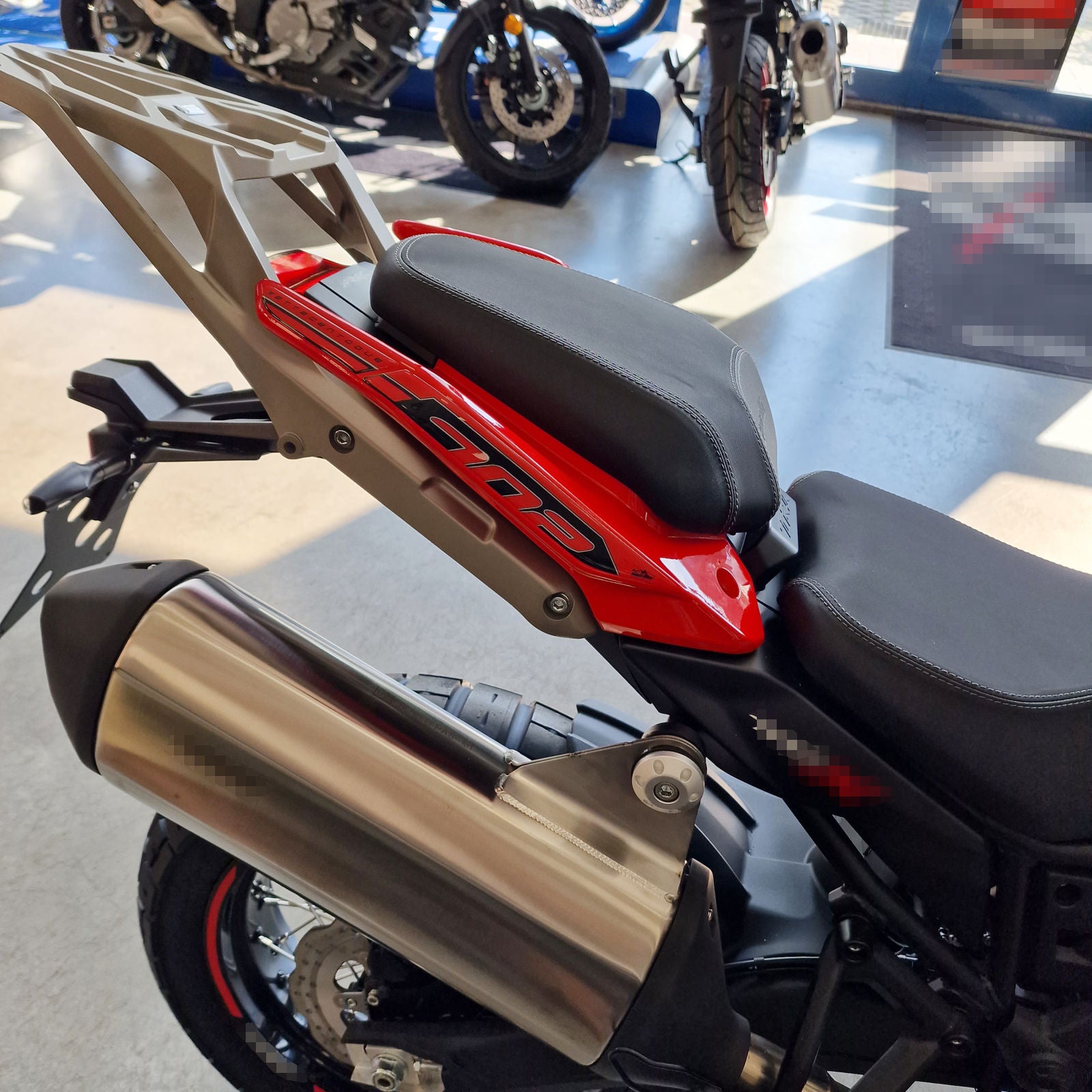 Resin Bike 3D Motorcycle Stickers - Passenger Handles | Benelli TRK 702 / 702 X 2023>2026 RB-1000682700006 - Pyramid Motorcycle Accessories