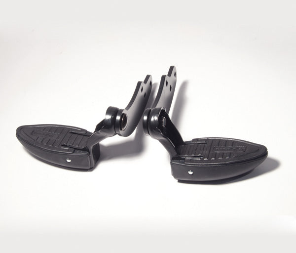 Isotta Passenger Foot Rest | Black | Aprilia Scarabeo 50 / 100 2002>2013 - Pyramid Motorcycle Accessories