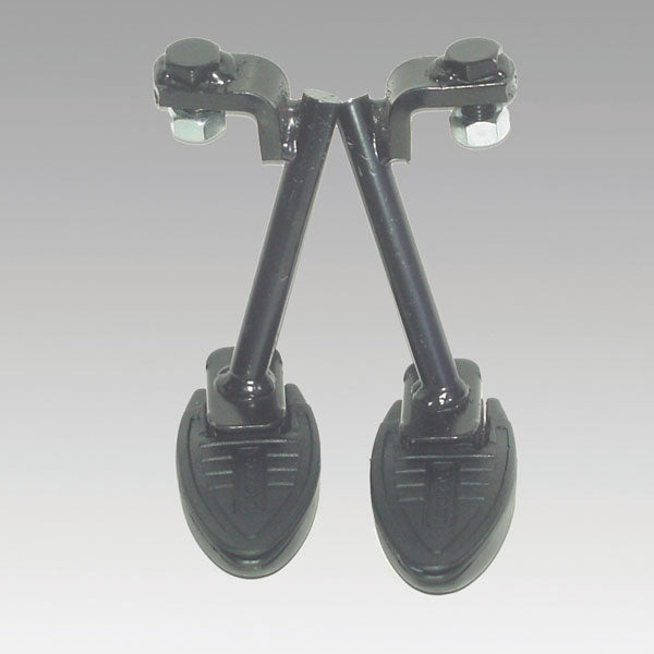 Isotta Passenger Foot Rest | Black | Honda Shadow 50 / 90 1996>2001 - Pyramid Motorcycle Accessories