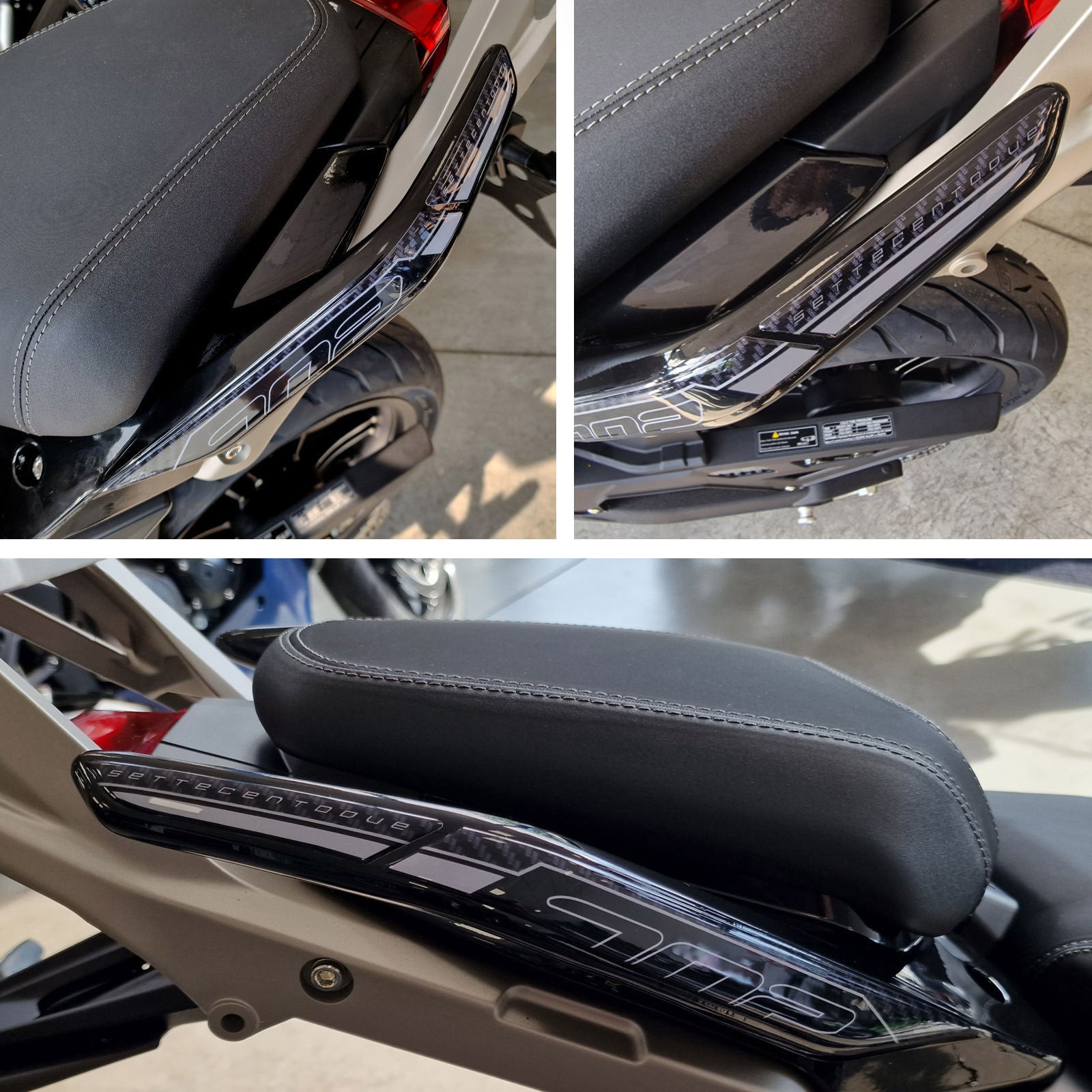 Resin Bike 3D Motorcycle Stickers - Passenger Handles | Benelli TRK 702 / 702 X 2023>2026 RB-1000728000008 - Pyramid Motorcycle Accessories