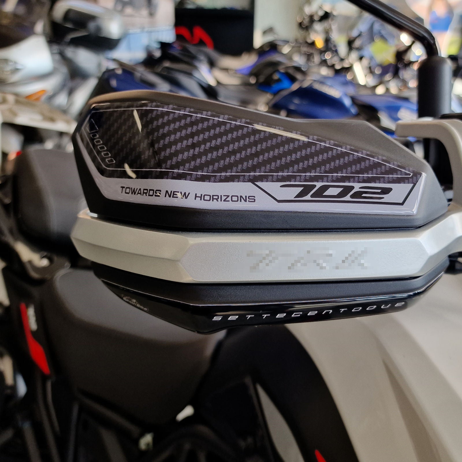 Resin Bike 3D Motorcycle Stickers - Handguards | Benelli TRK 702 / 702 X 2023>2026 - Pyramid Motorcycle Accessories