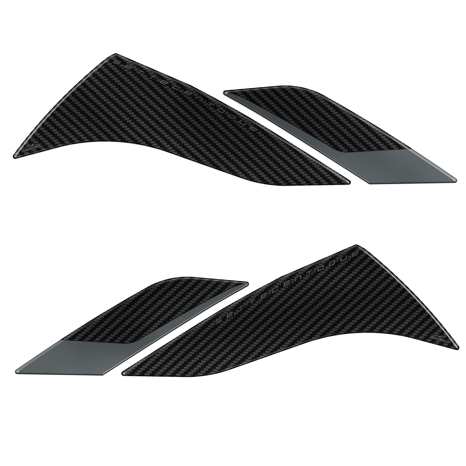 Resin Bike 3D Motorcycle Stickers - Tank Sides | Benelli TRK 702 2023>2026 - Pyramid Motorcycle Accessories