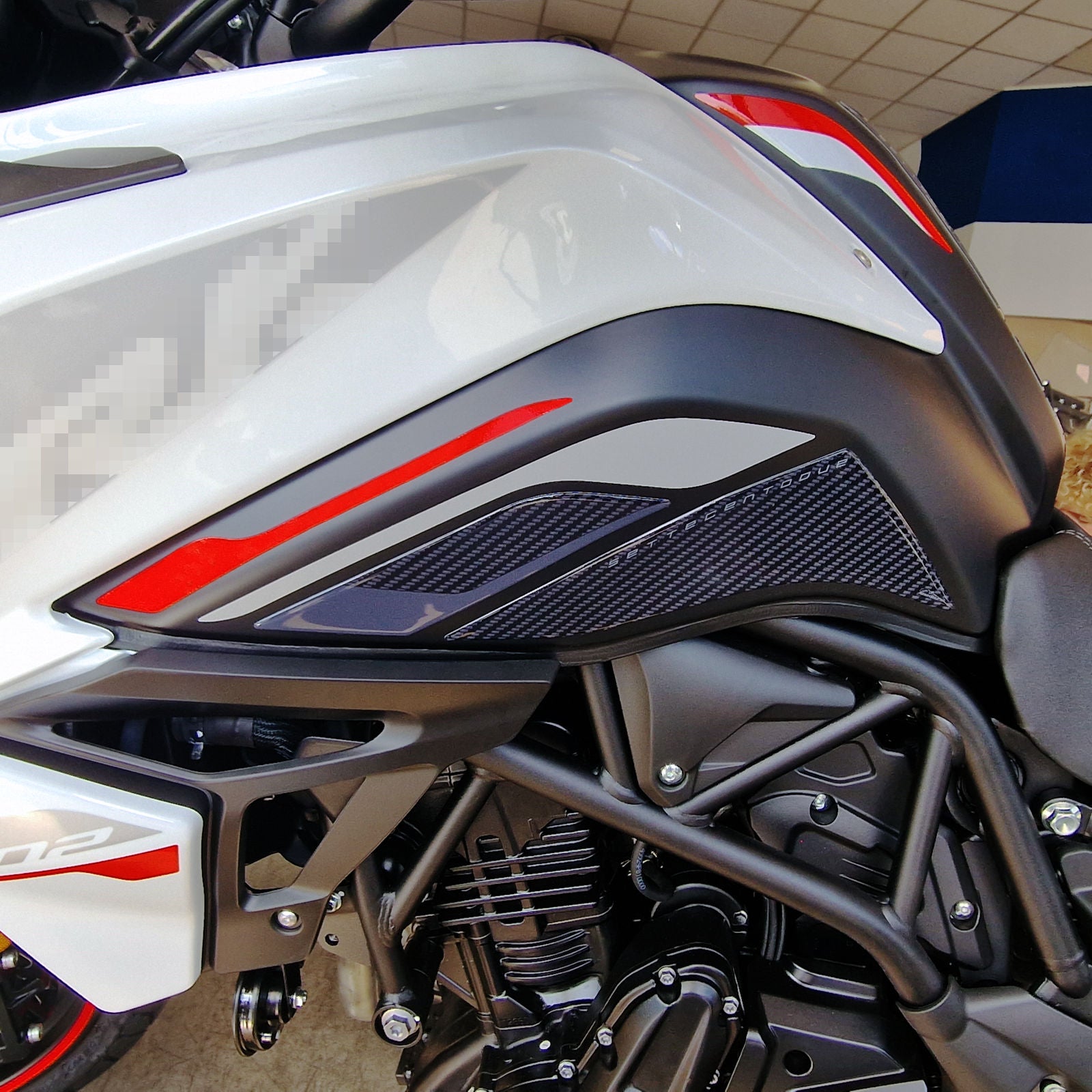 Resin Bike 3D Motorcycle Stickers - Tank Kit | Benelli TRK 702 2023>2026 RB-1000684000005 - Pyramid Motorcycle Accessories