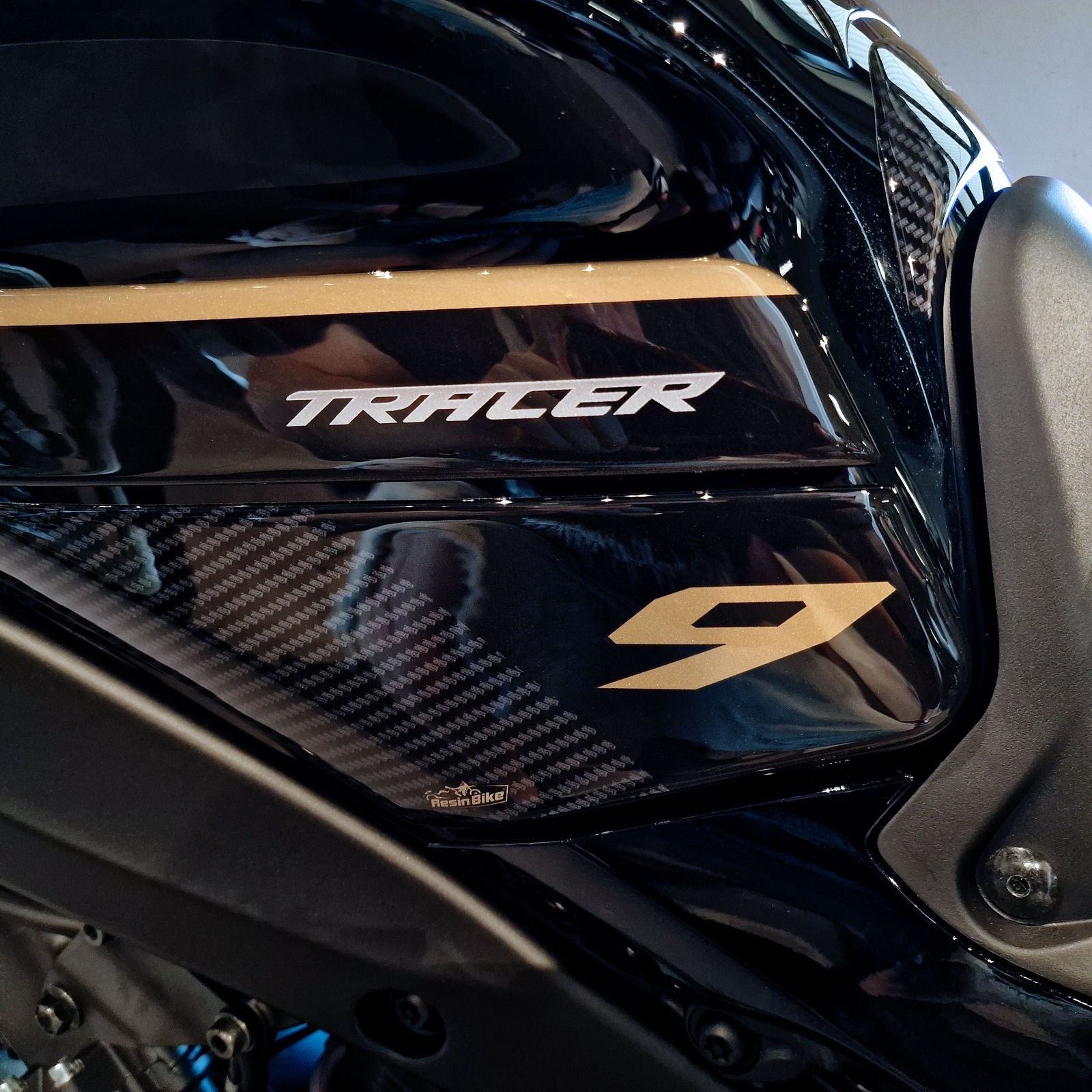 Resin Bike 3D Motorcycle Stickers - Tank Kit | Yamaha Tracer 9 2021>2024 RB-1000684600007 - Pyramid Motorcycle Accessories
