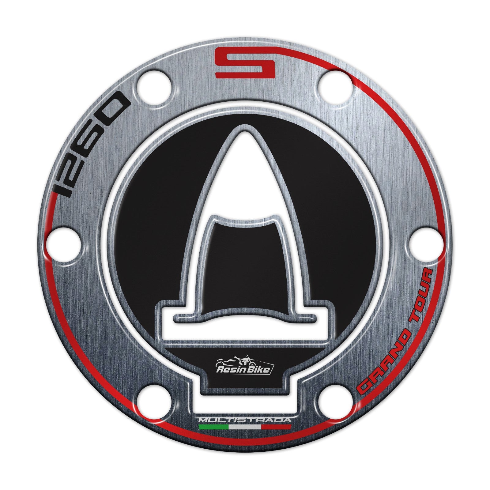 Resin Bike 3D Motorcycle Stickers - Basic Kit | Ducati Multistrada 1260 S 2018>2020 - Pyramid Motorcycle Accessories