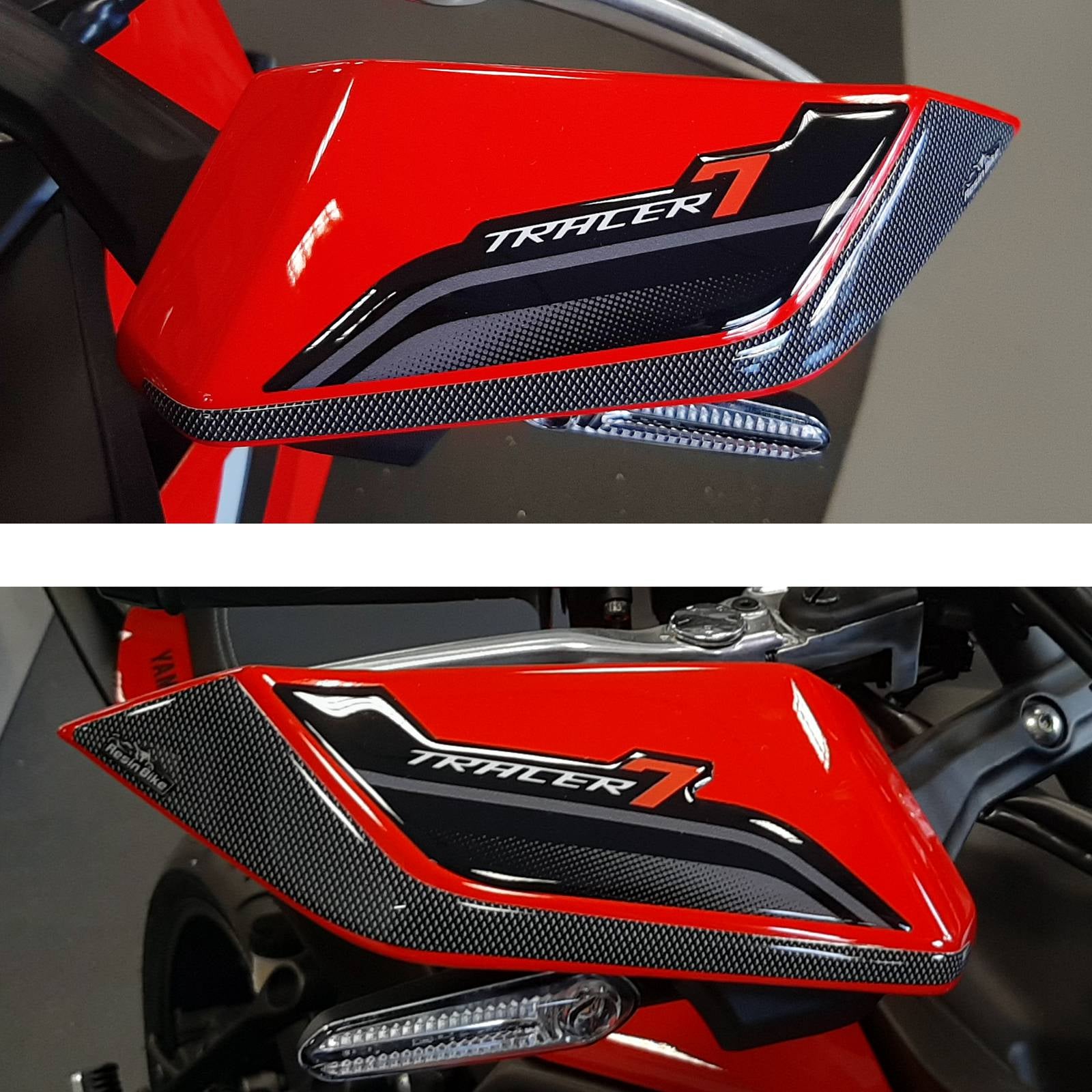 Resin Bike 3D Motorcycle Stickers - Tank Kit | Yamaha Tracer 7 2021>2024 - Pyramid Motorcycle Accessories