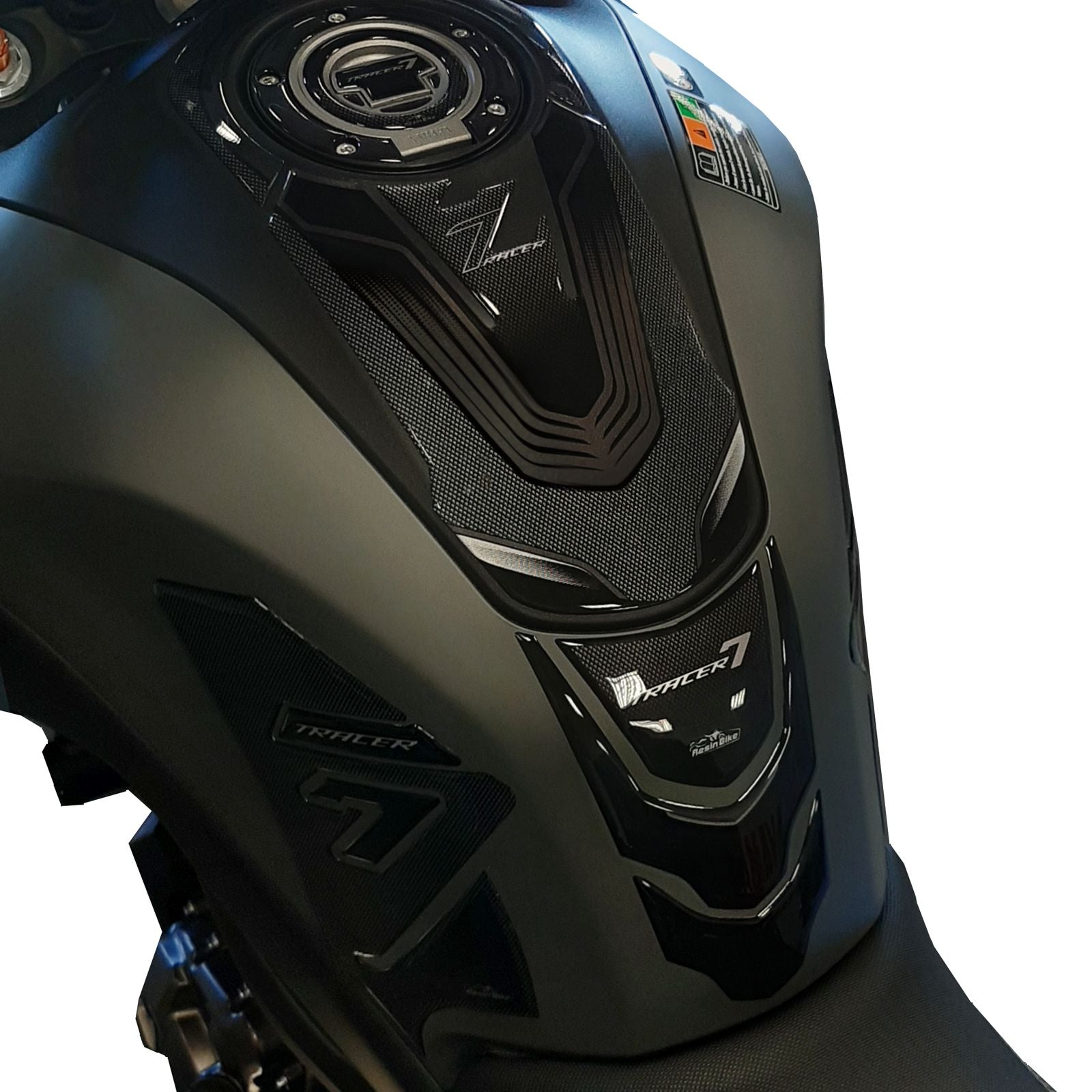 Resin Bike 3D Motorcycle Stickers - Basic Kit | Yamaha Tracer 7 2021>2024 - Pyramid Motorcycle Accessories