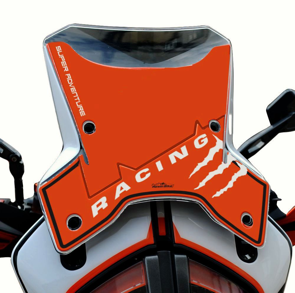 Resin Bike 3D Motorcycle Stickers - Windshield | KTM 1290 Super Adventure S 2017>2020RB-B6682T23 - Pyramid Motorcycle Accessories