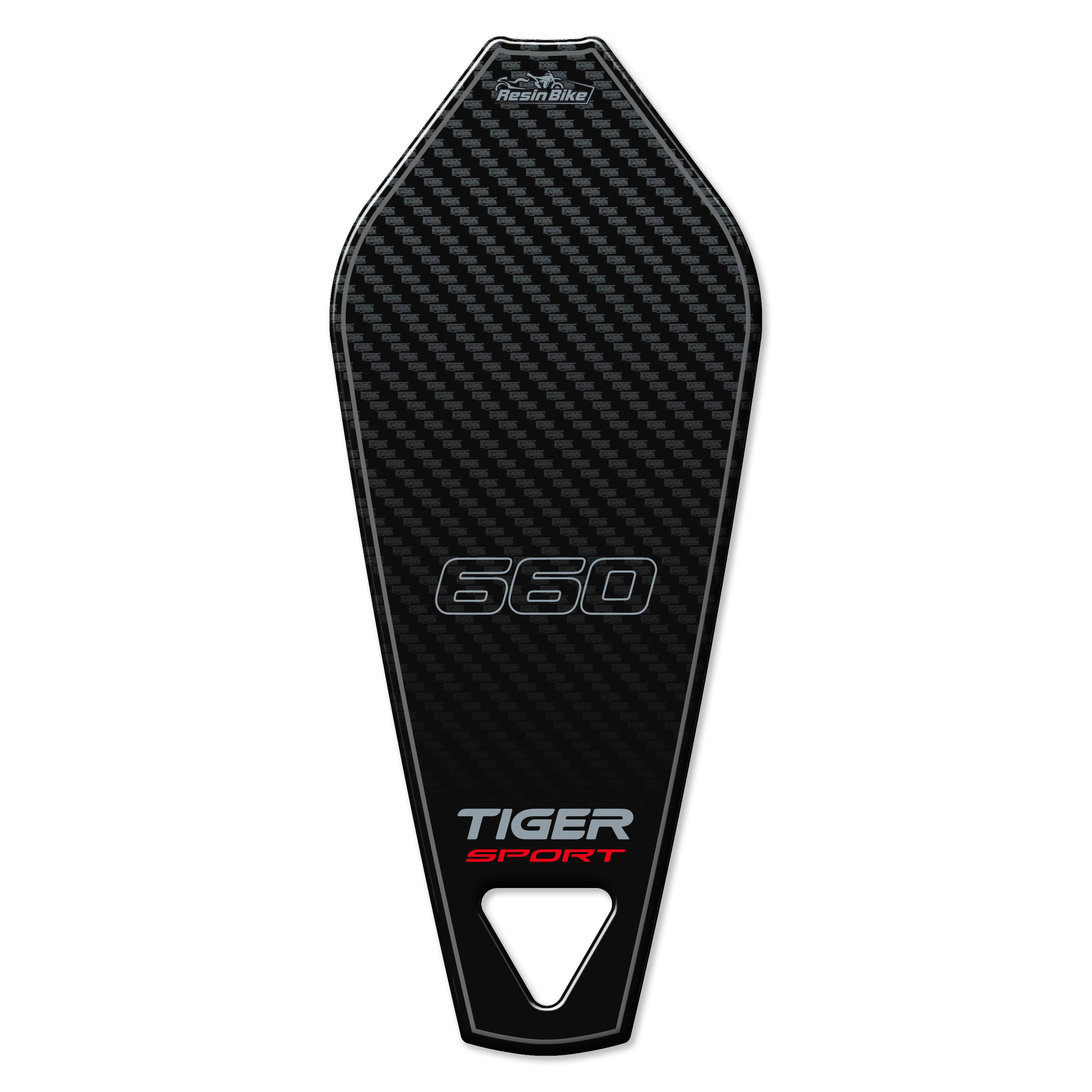 Resin Bike 3D Motorcycle Stickers - Front Fender | Triumph Tiger Sport 660/800 2022>2025 - Pyramid Motorcycle Accessories