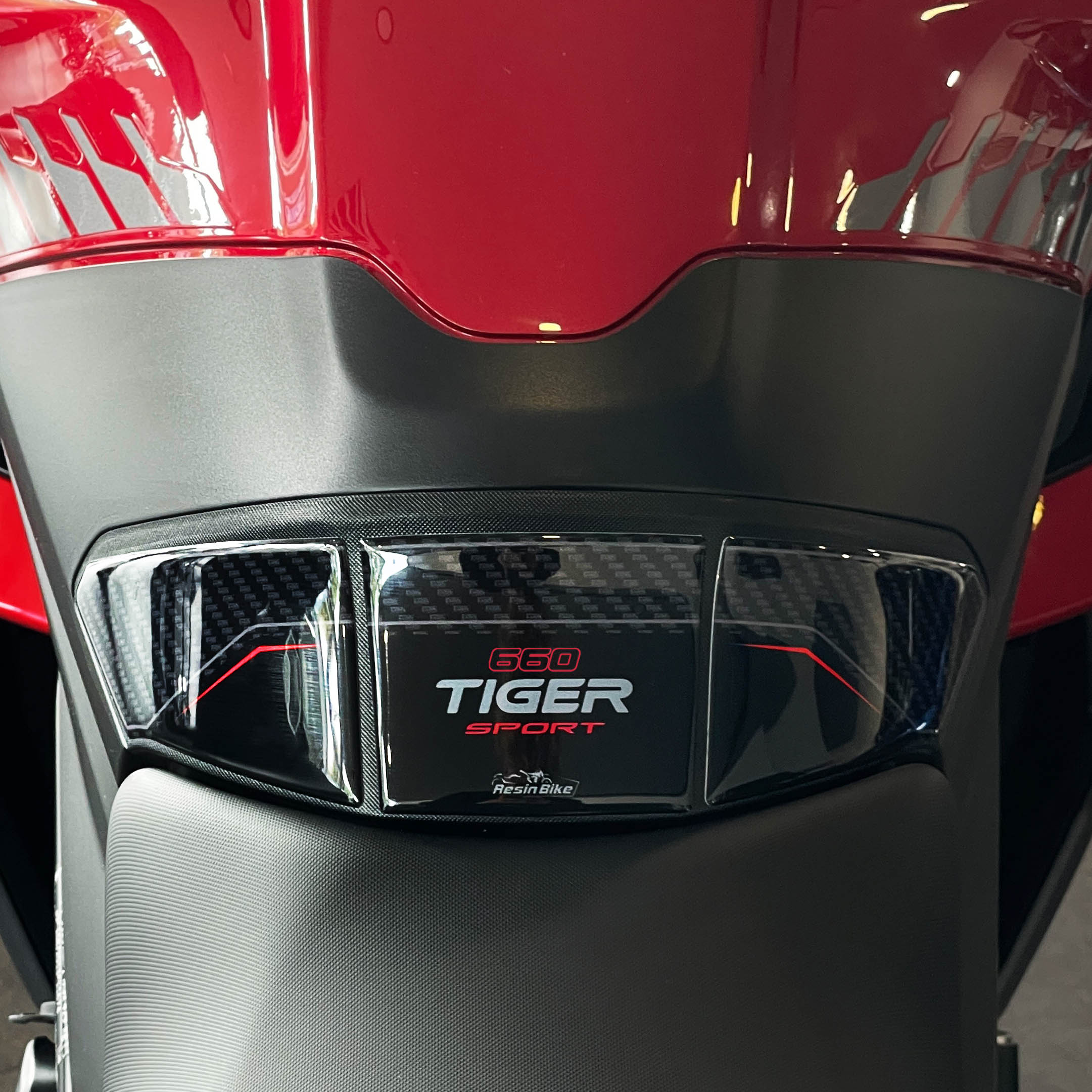 Resin Bike 3D Motorcycle Stickers - Tank Pad | Triumph Tiger Sport 660 / 800 2022>2026 - Pyramid Motorcycle Accessories
