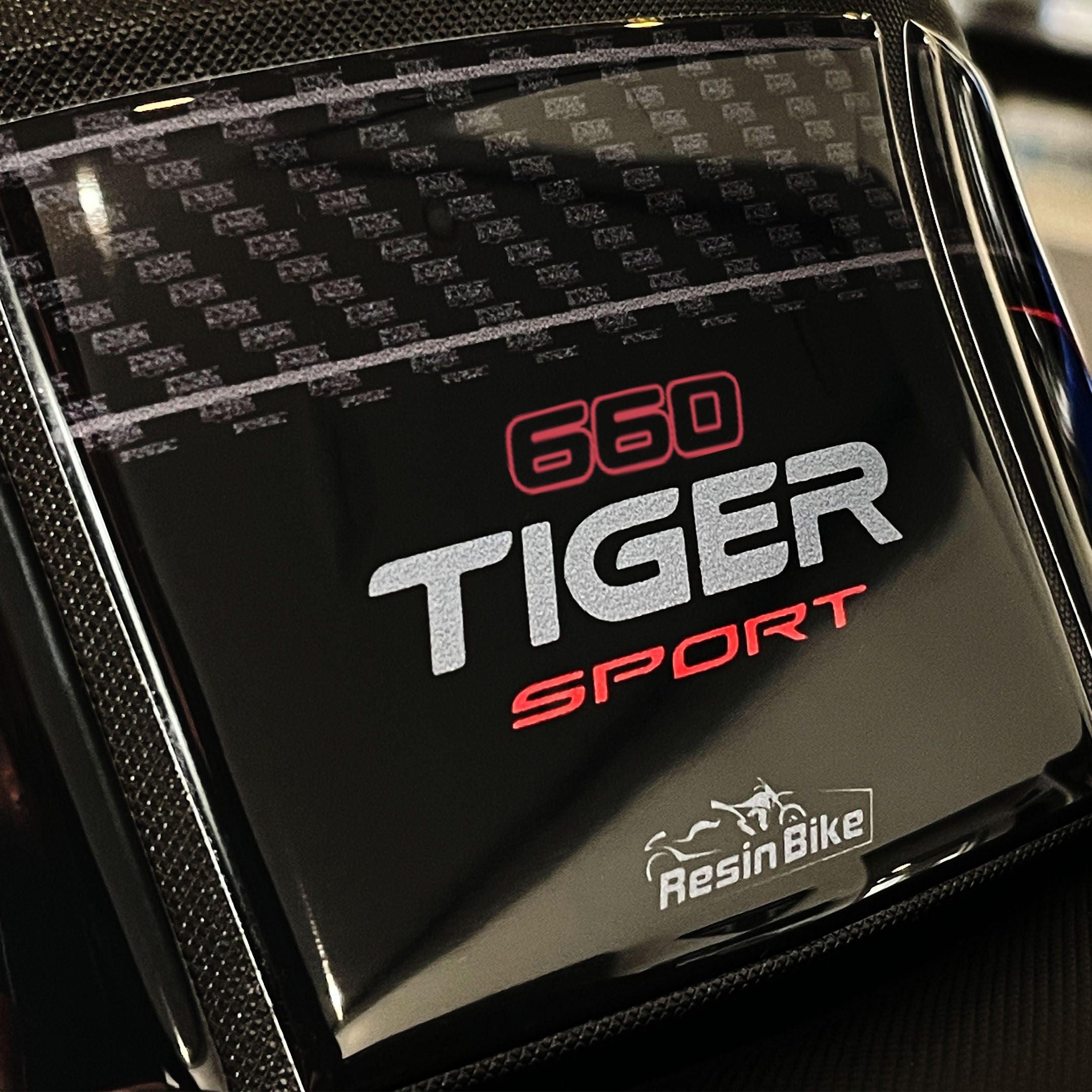Resin Bike 3D Motorcycle Stickers - Tank Pad | Triumph Tiger Sport 660 / 800 2022>2026 - Pyramid Motorcycle Accessories