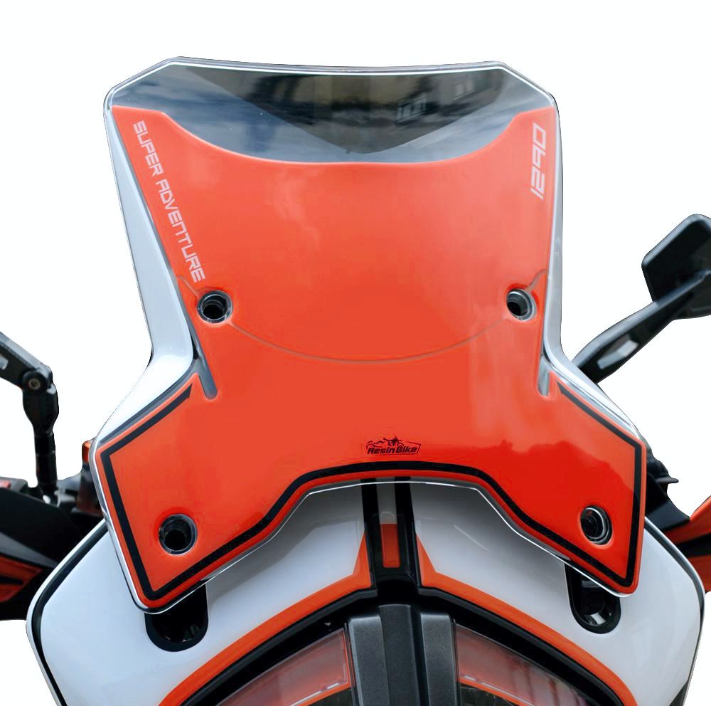 Resin Bike 3D Motorcycle Stickers - Windshield | KTM 1290 Super Adventure S 2017>2020RB-B83A6426 - Pyramid Motorcycle Accessories