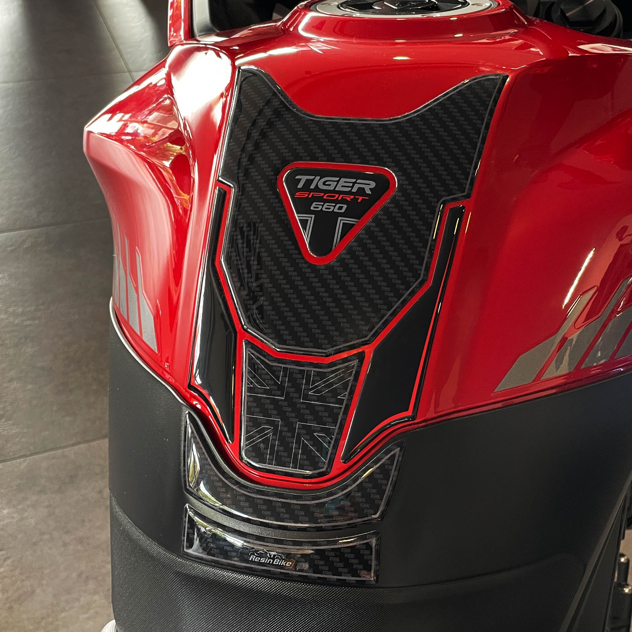 Resin Bike 3D Motorcycle Stickers - Full Kit | Triumph Tiger Sport 660 / 800 2022>2026 - Pyramid Motorcycle Accessories