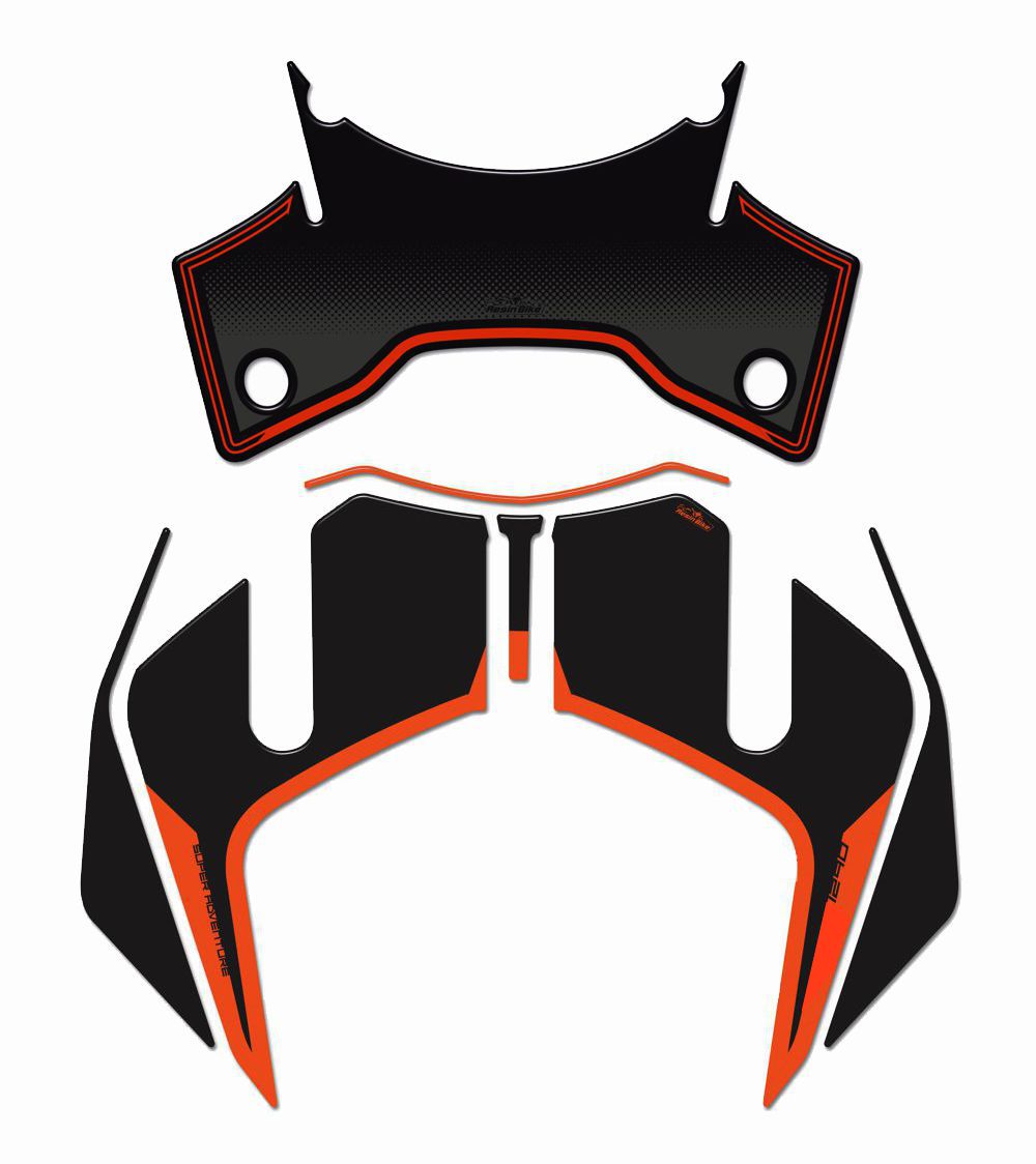 Resin Bike 3D Motorcycle Stickers - Basic Kit | KTM 1290 Super Adventure S 2017>2020 RB-B4707Q05 - Pyramid Motorcycle Accessories