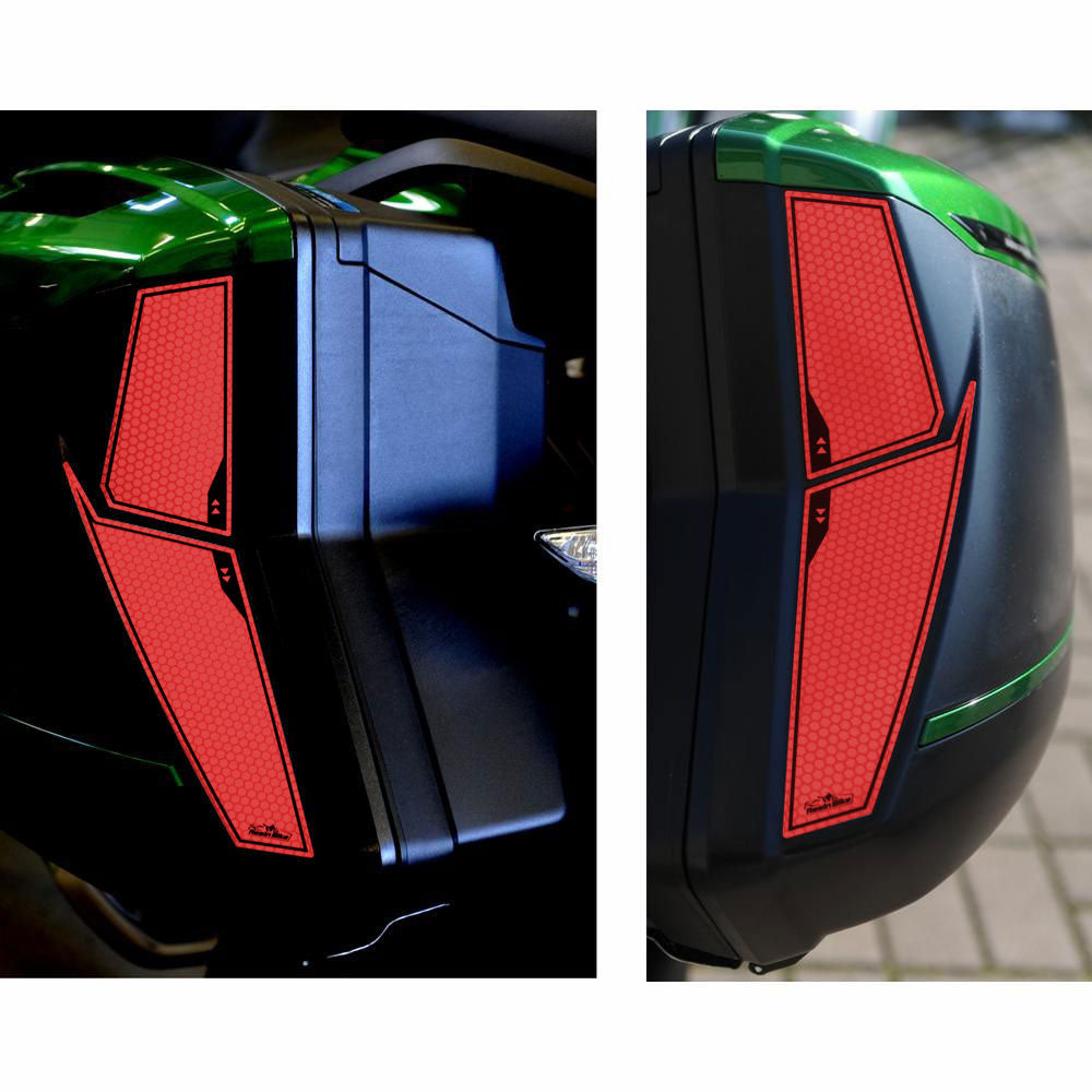 Resin Bike 3D Motorcycle Stickers - Panniers | Kawasaki Z 1000 SX 2017>2020 - Pyramid Motorcycle Accessories