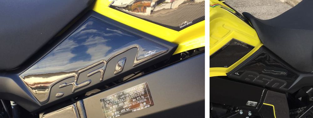 Resin Bike 3D Motorcycle Stickers - Tank Sides | Suzuki V-Strom 650 2017>2023 RB-B30594N2 - Pyramid Motorcycle Accessories